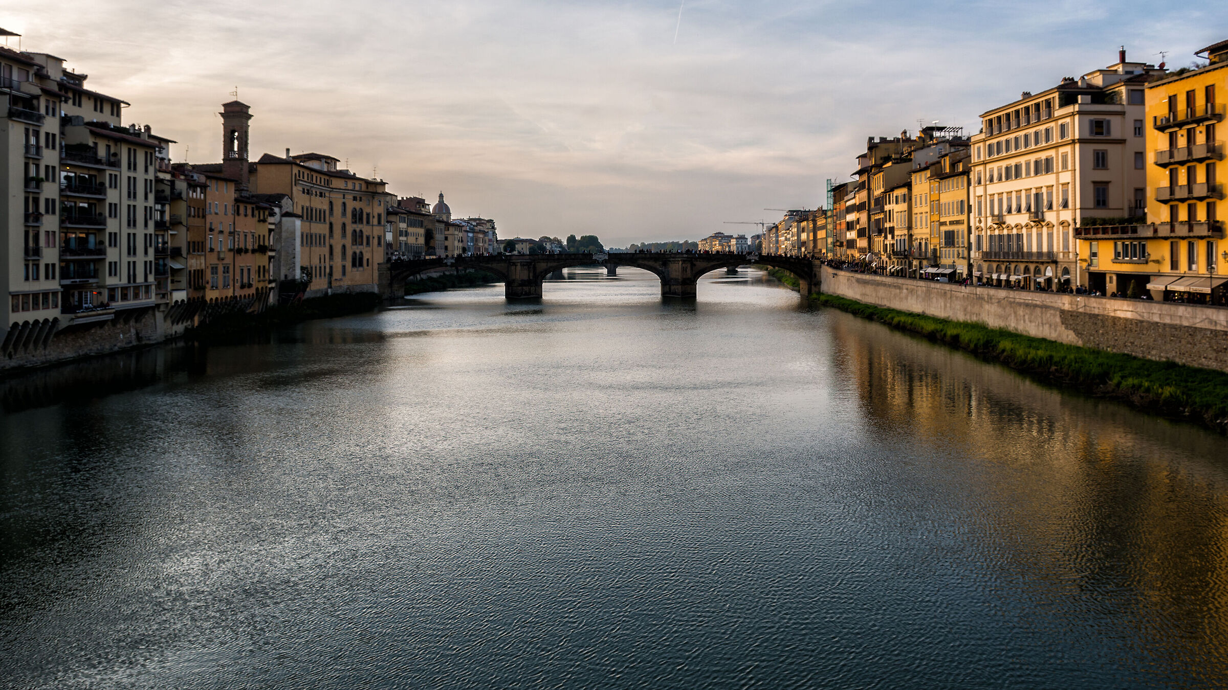 L'Arno dal Ponte Vecchio