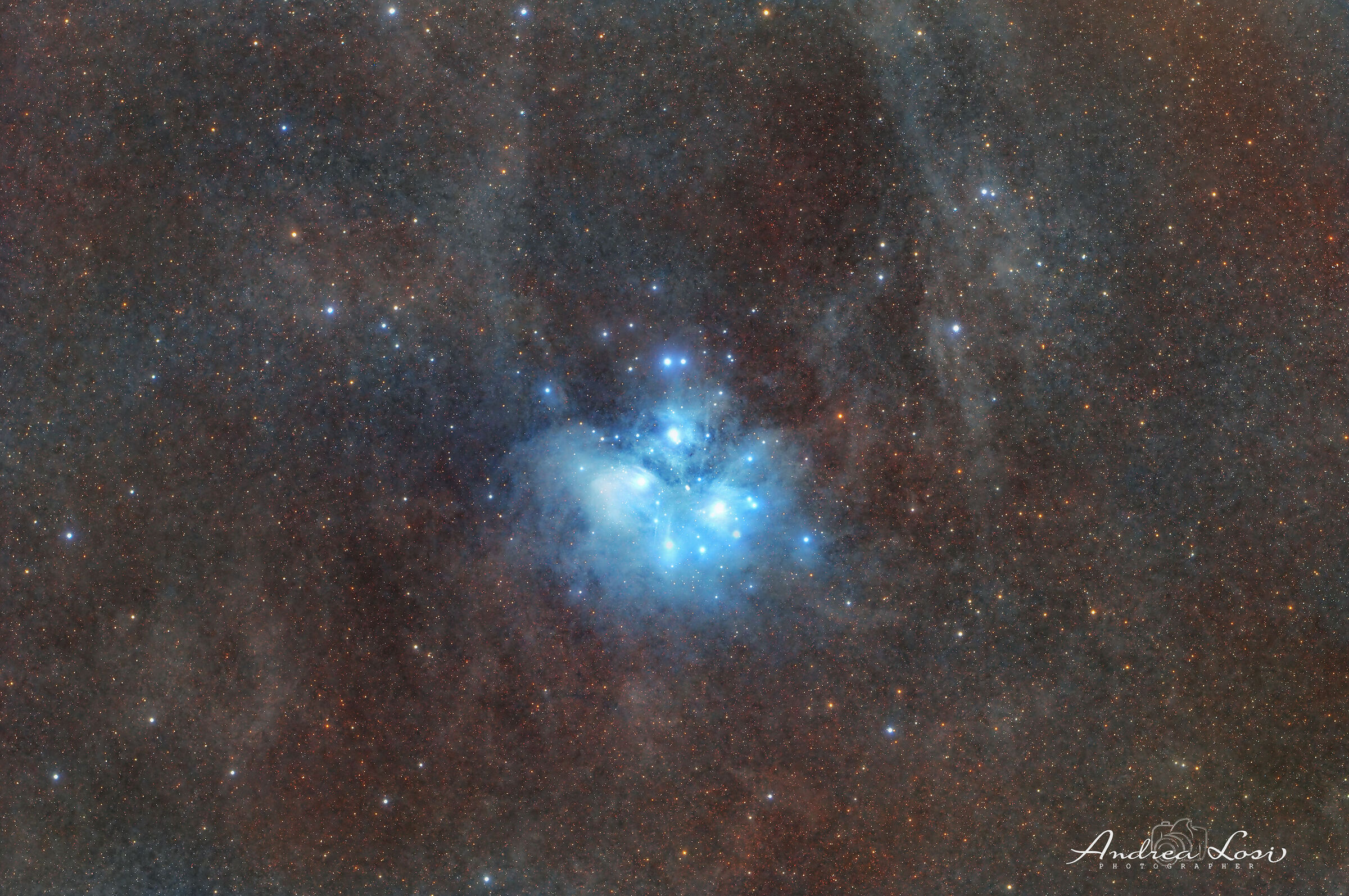 M45 (Pleiades) in hrgb