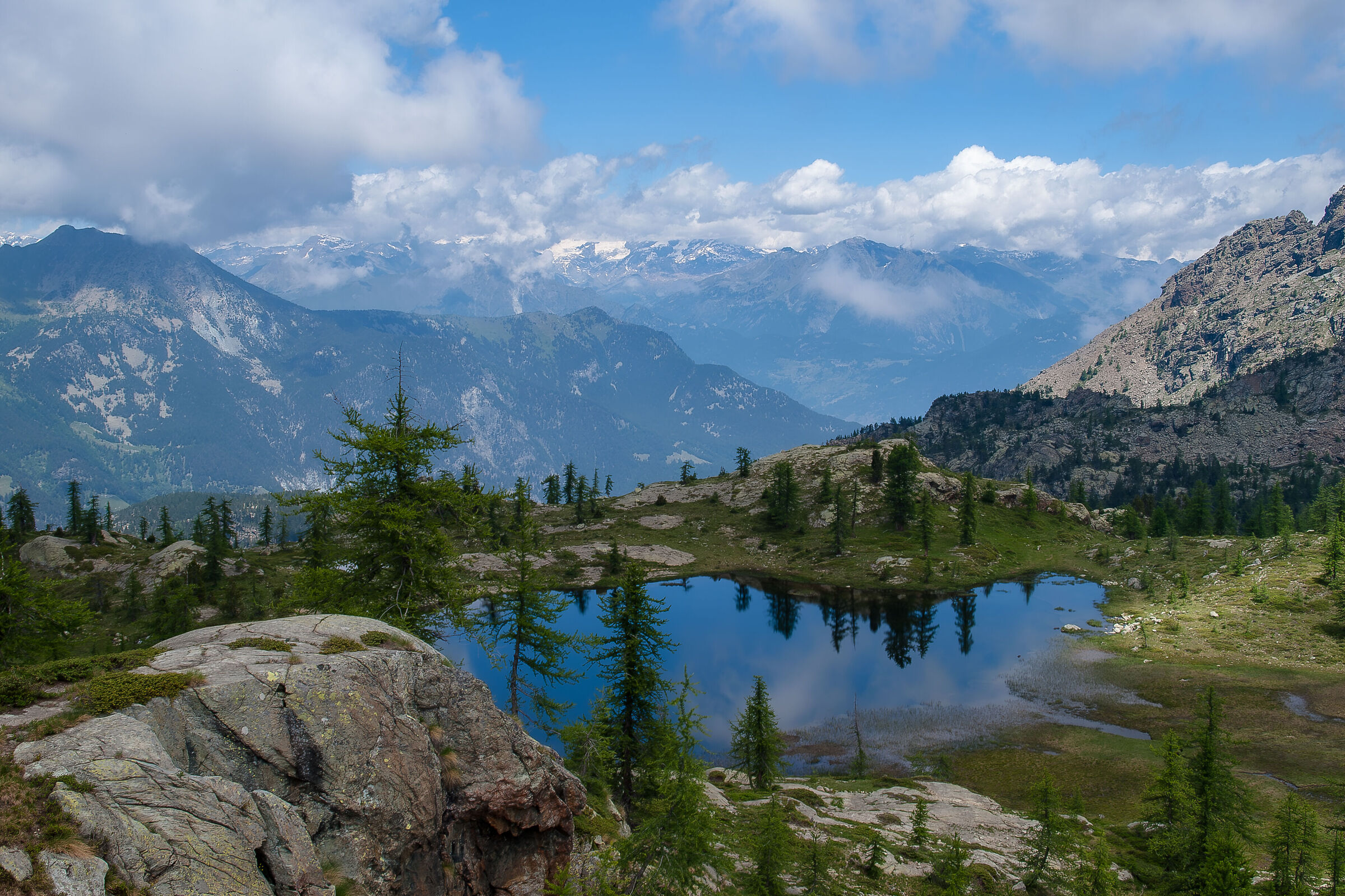 Panorama from Lake Vallette