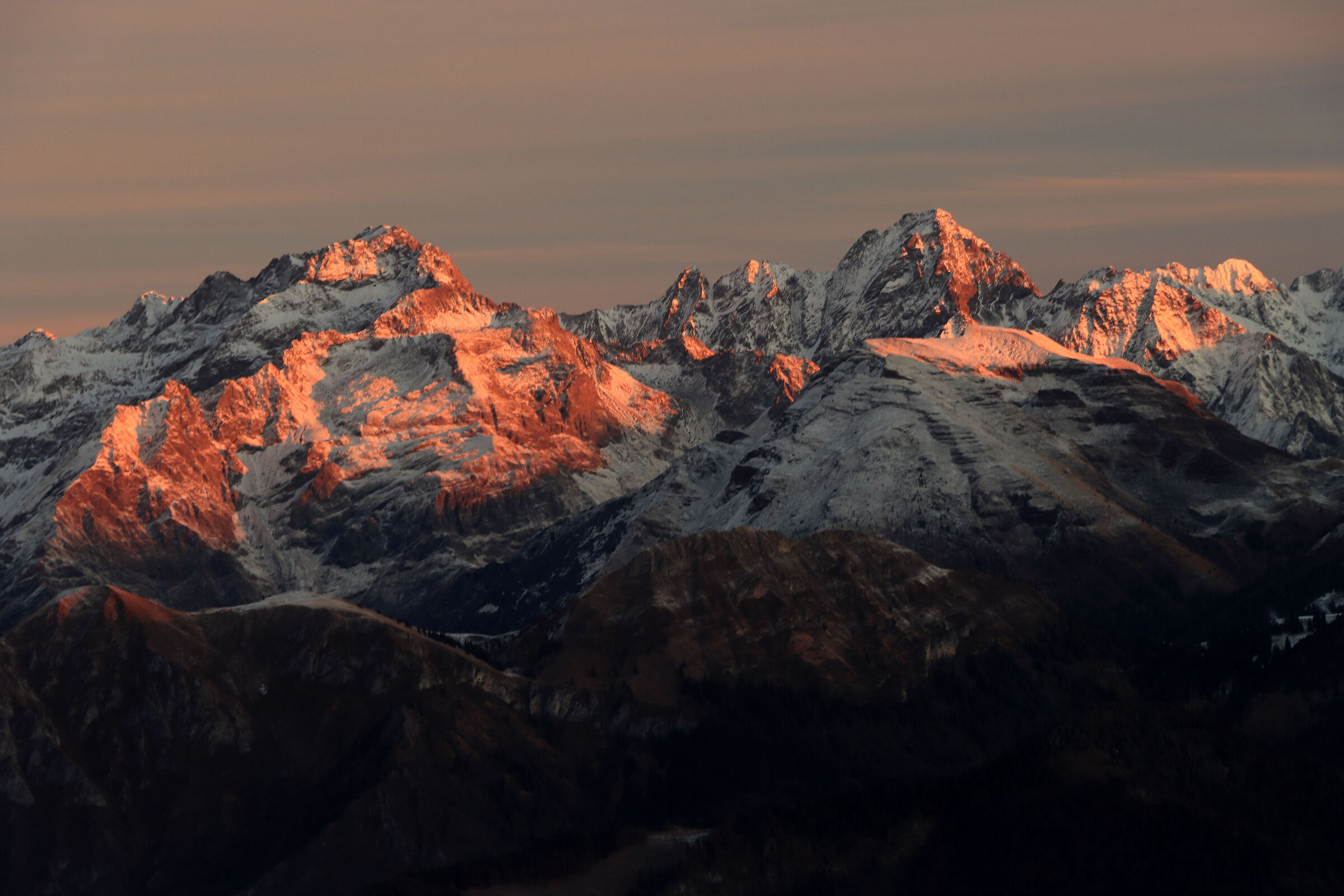 Redorta and Coca - sunrise -