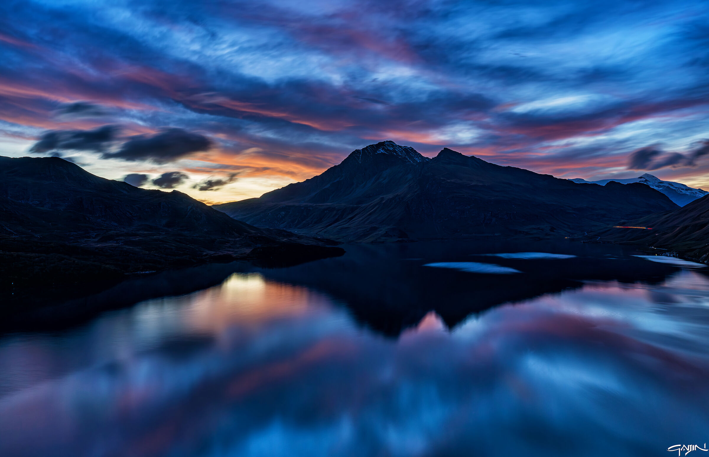 Riflessi al tramonto