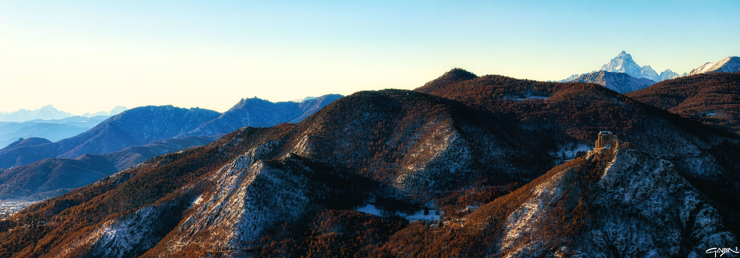 First snowfall in the valley