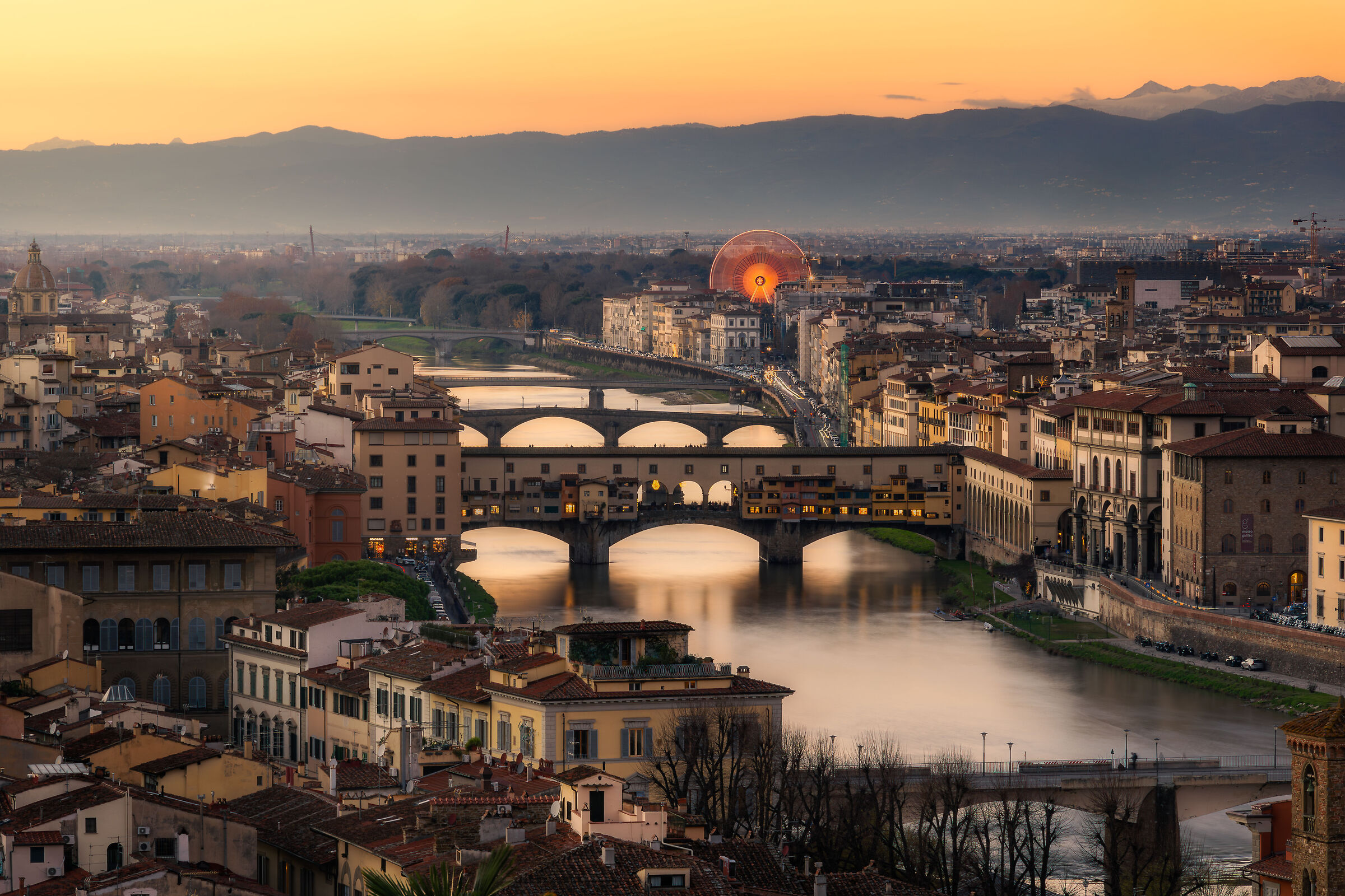 Firenze al tramonto da Piazzale Michelangelo