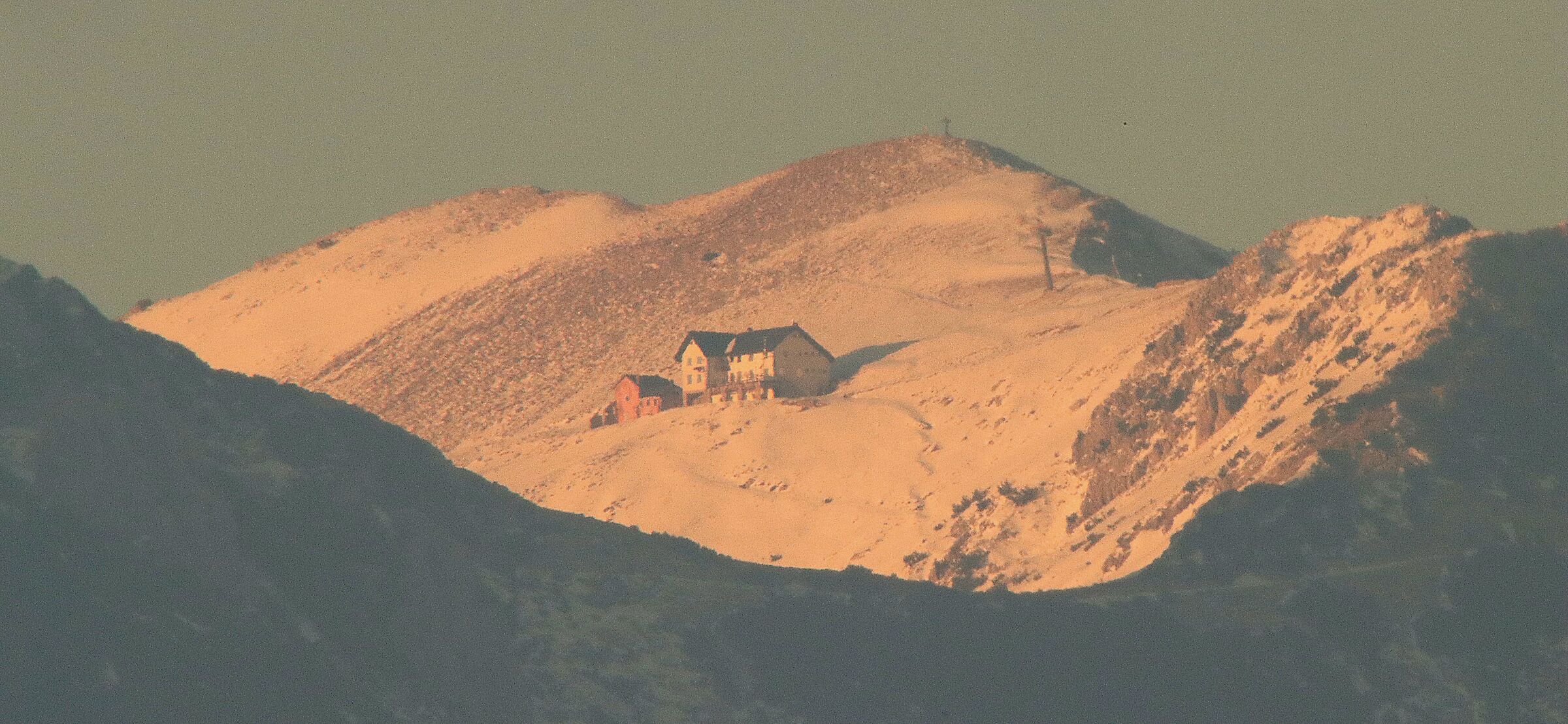 Last rays of sunshine before sunset...