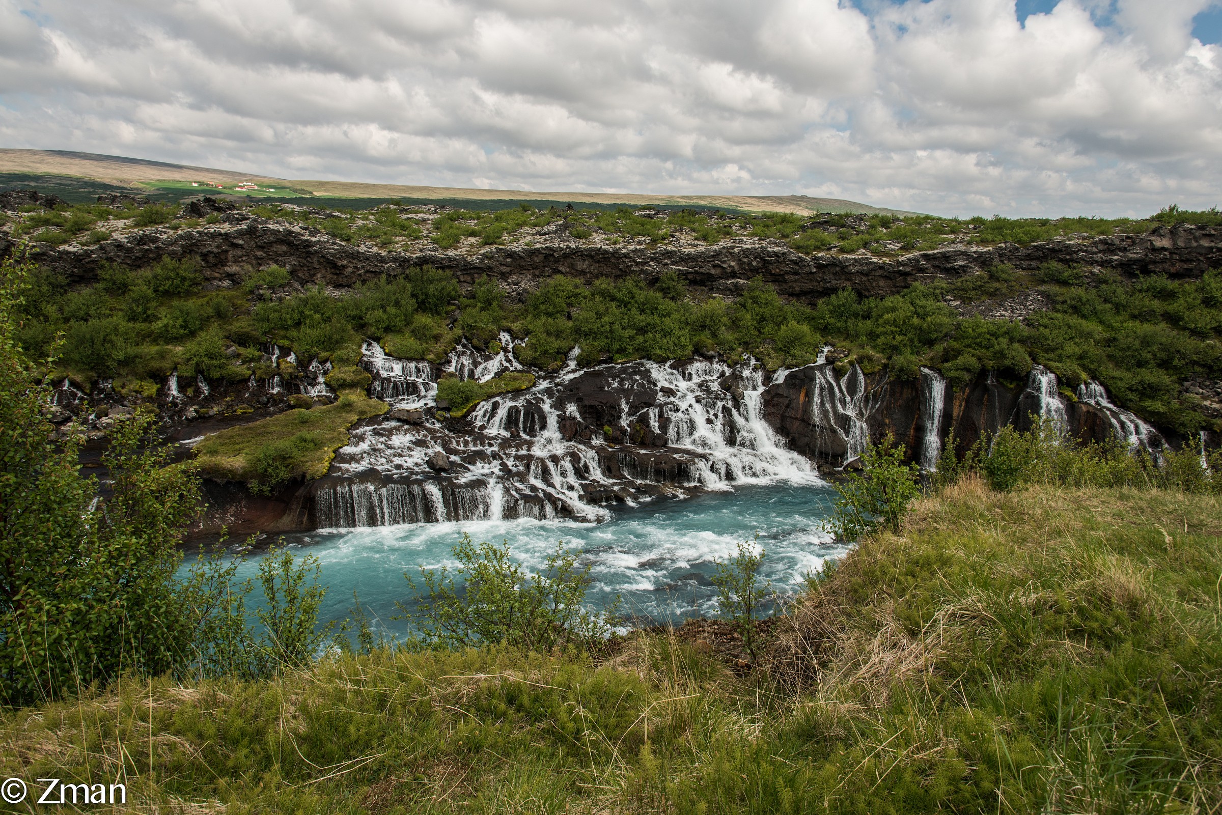 Barnafoss Waterfall