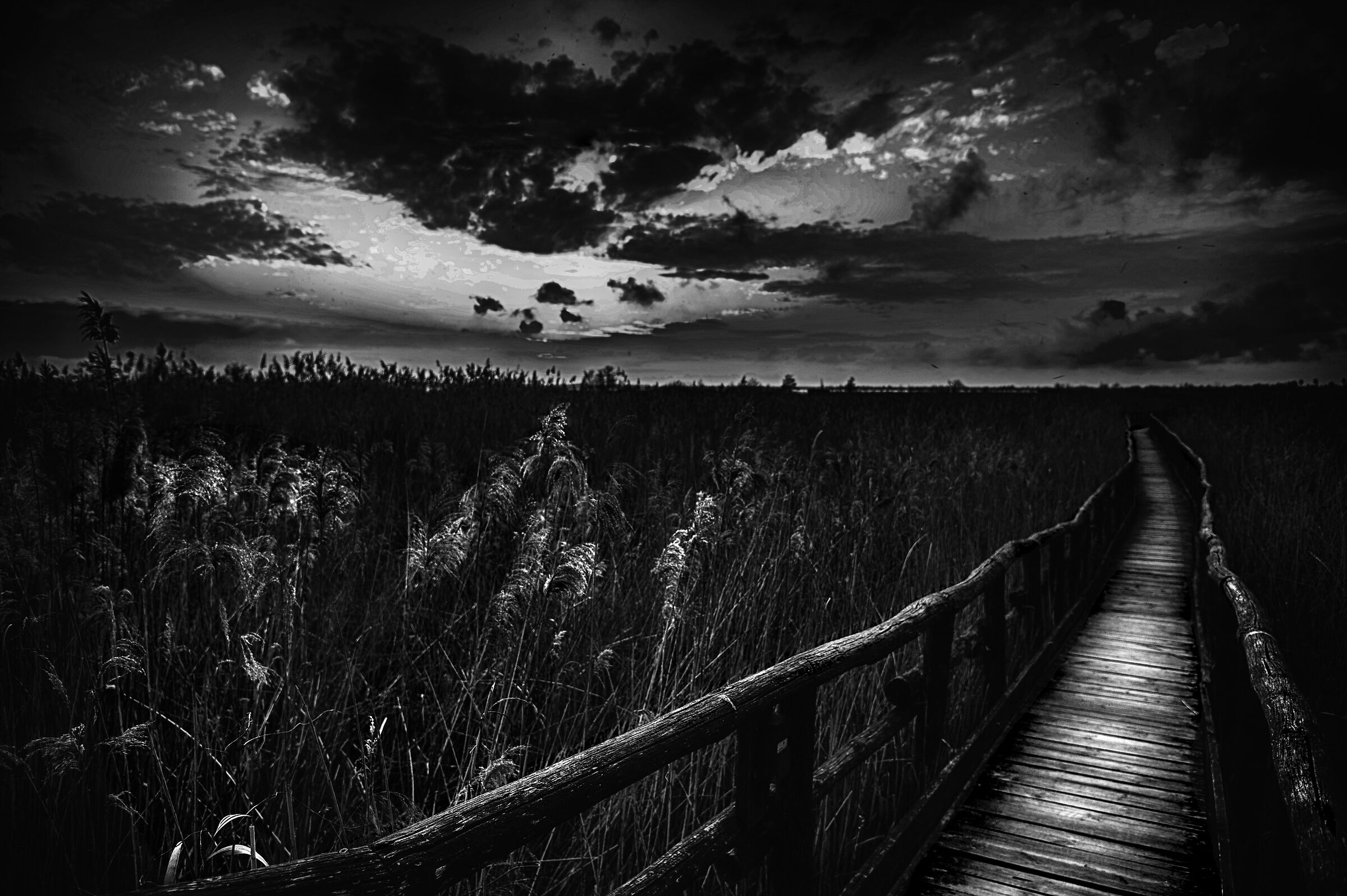 The route on the lake