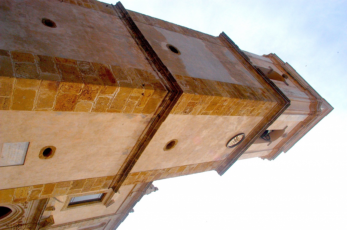 the bell tower of the cathedral