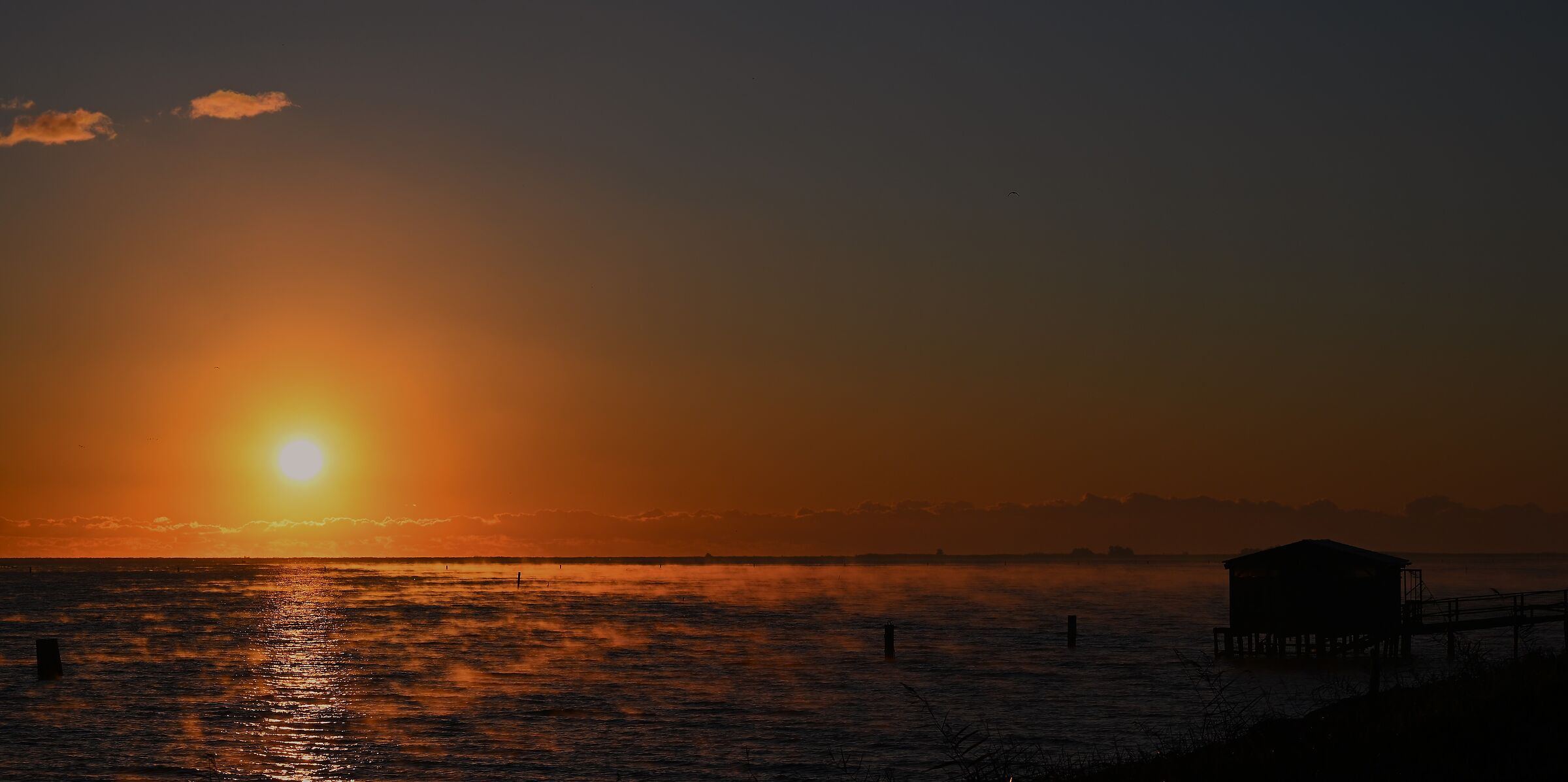 Alba nella Sacca di Scardovari