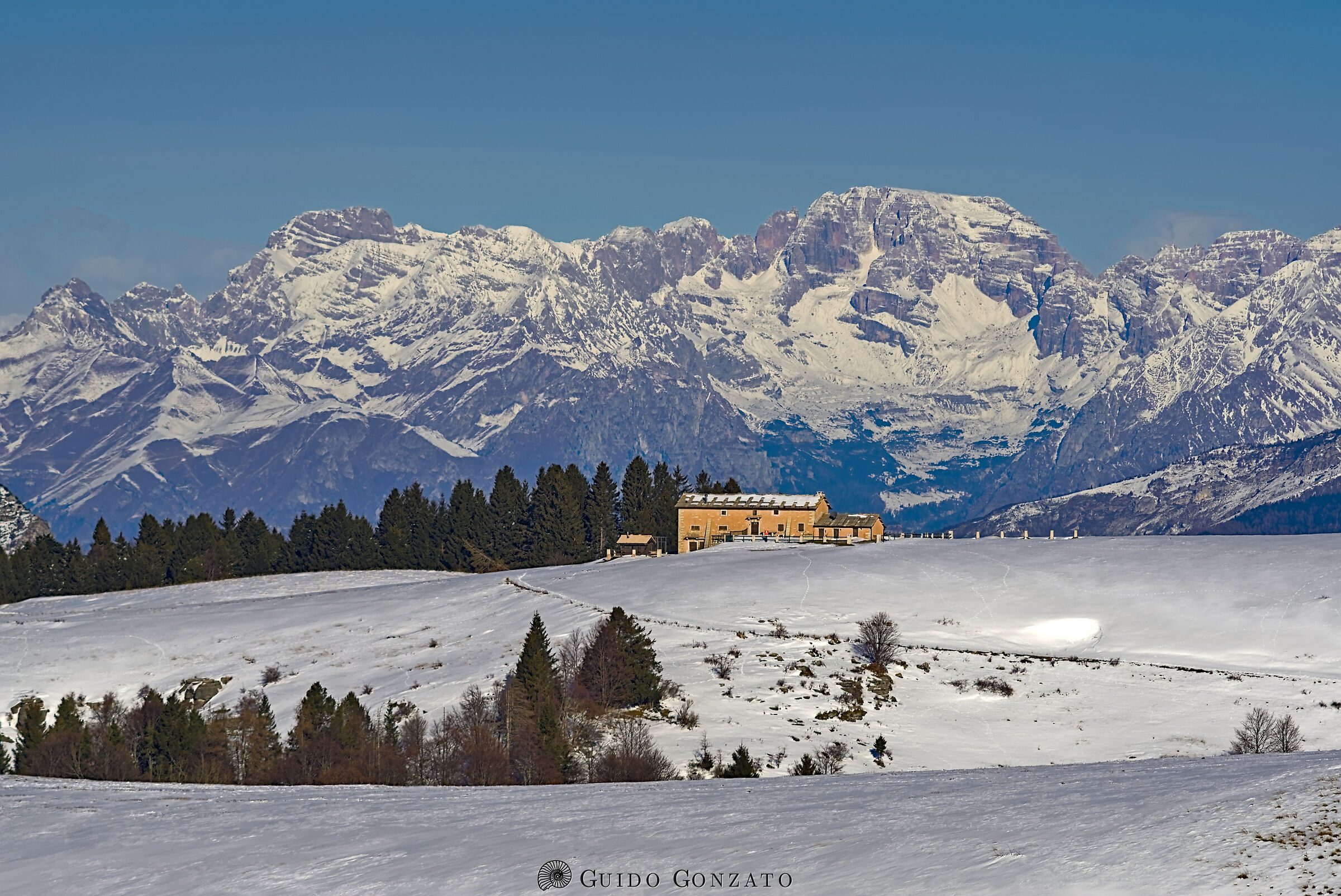 First snow in Lessinia