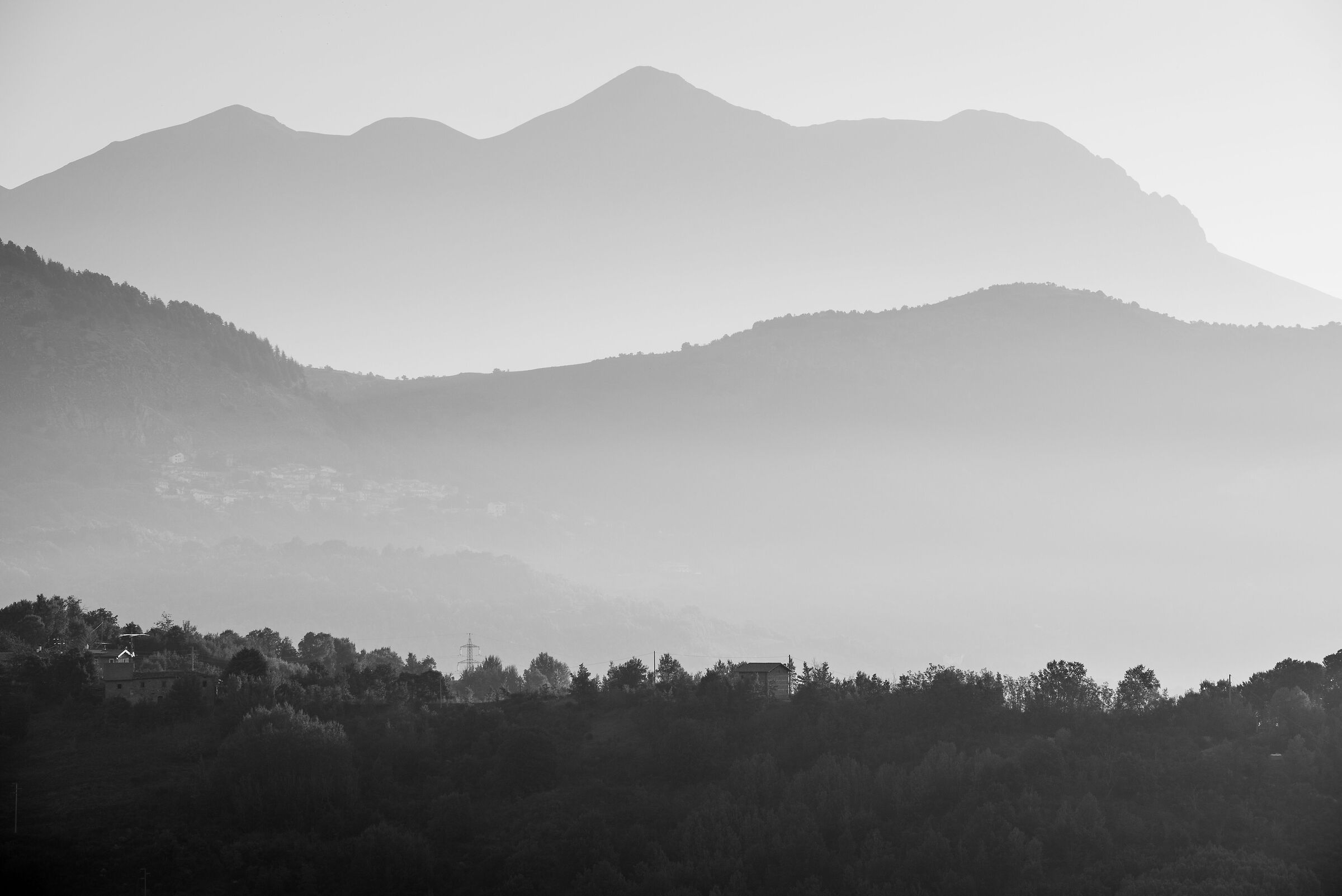 Monte Velino, nebbia