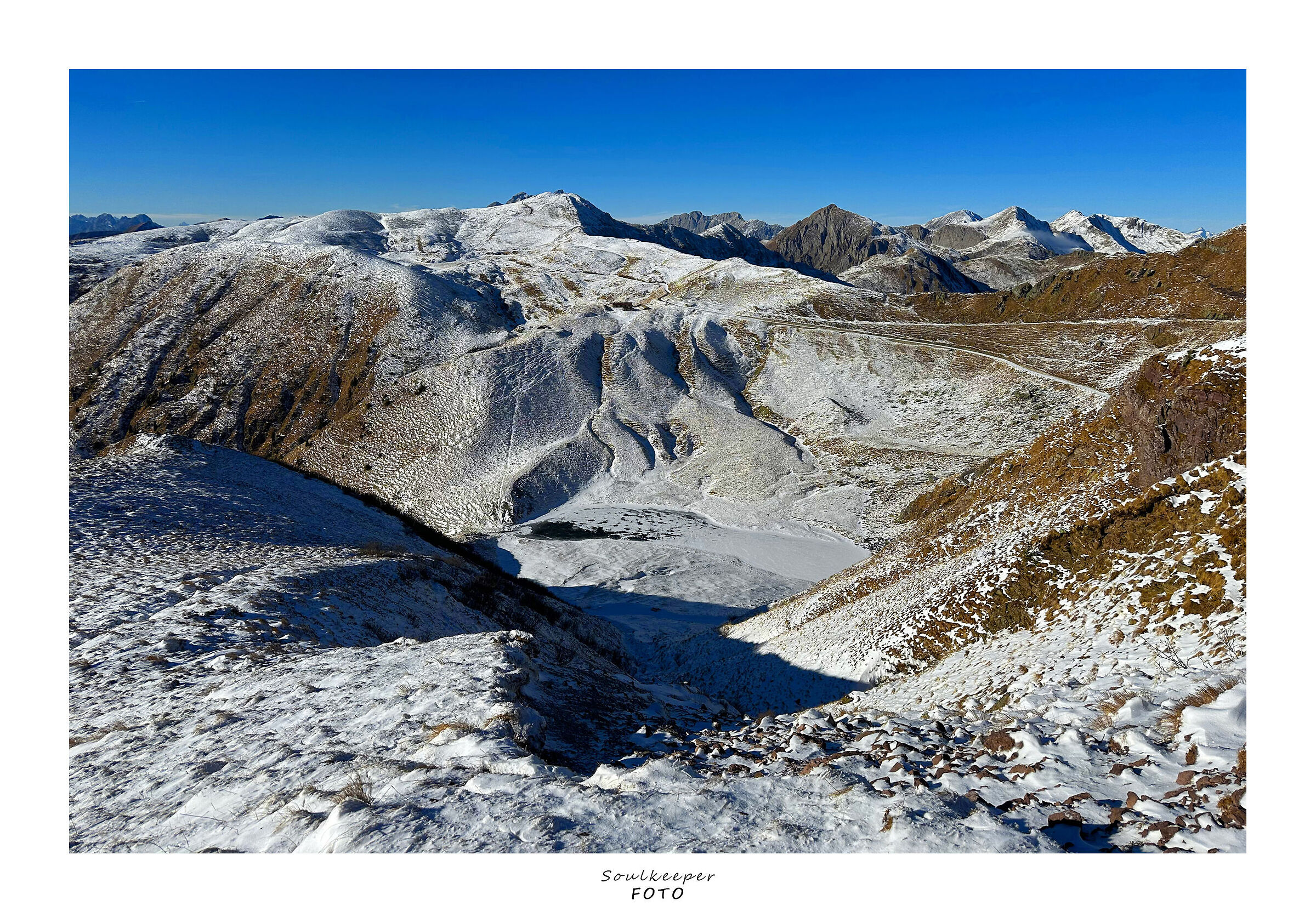 Dalla cima del Monte Dimon, Alpi carniche.