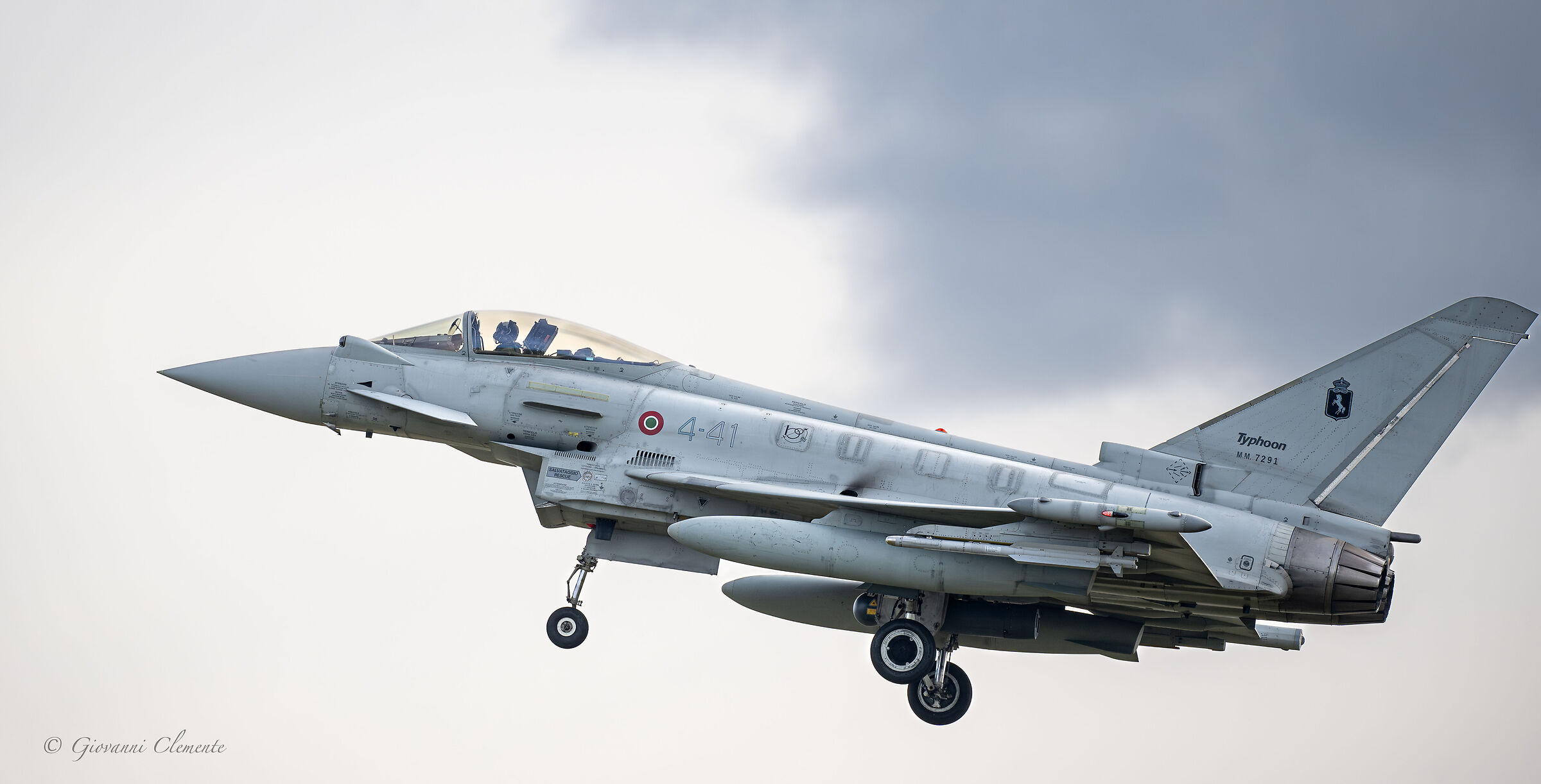 Typhoon on the return