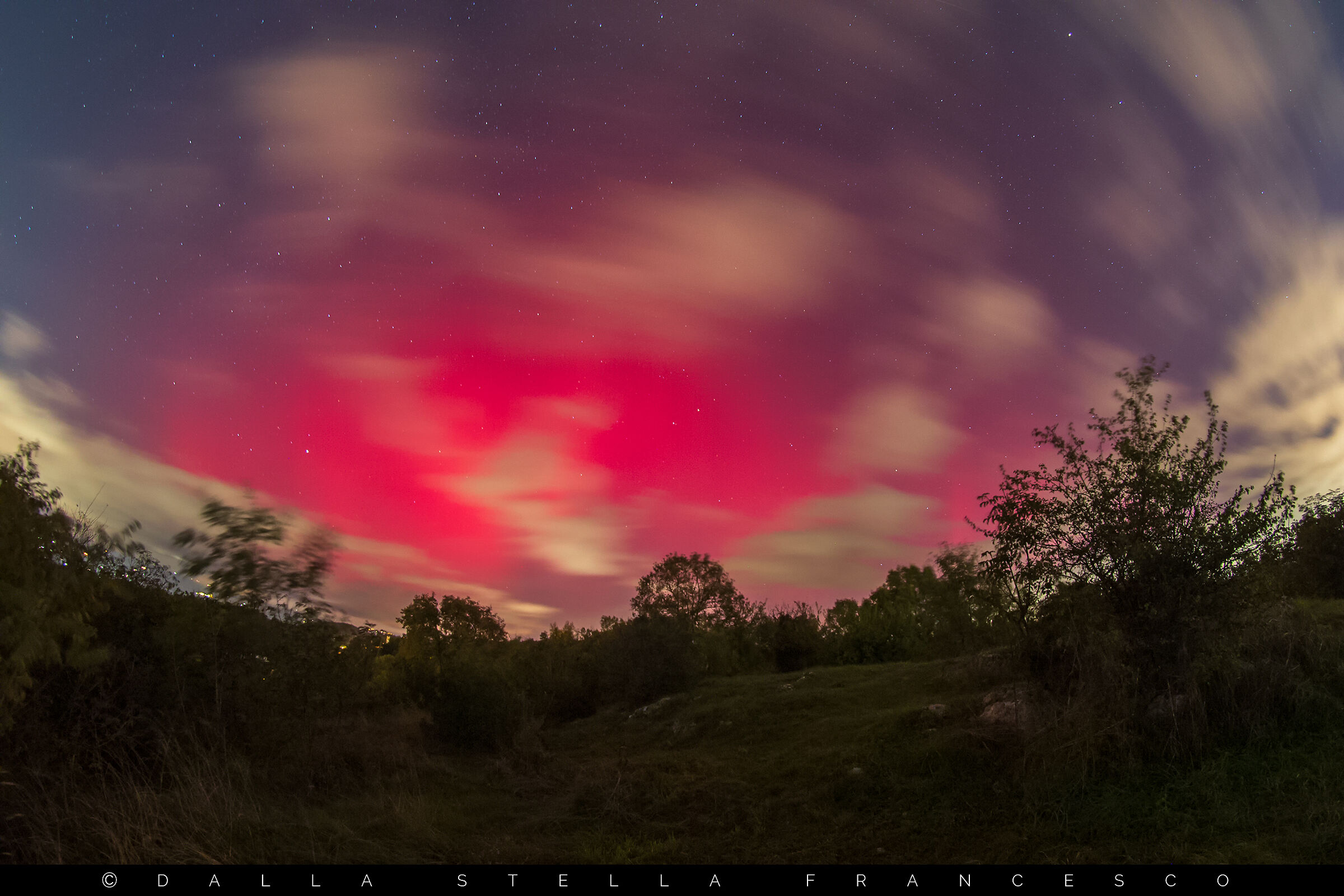 Aurora boreale dell 10-11 ottobre
