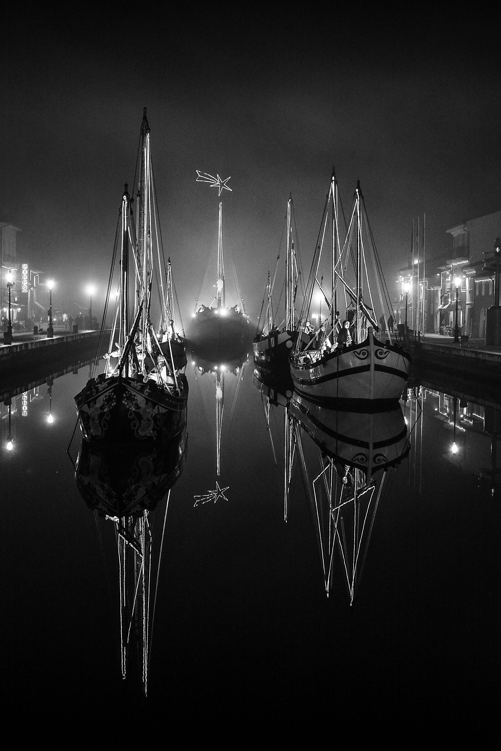 The nativity scene on boats, Cesenatico