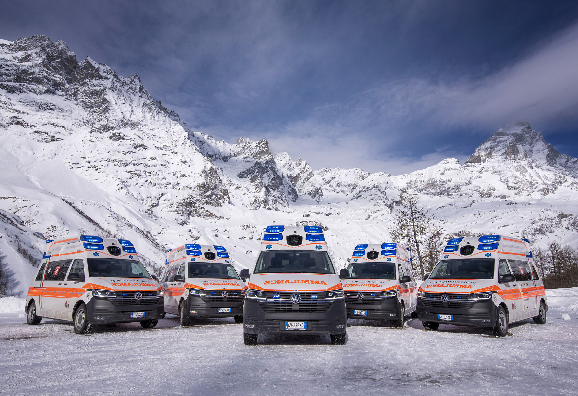 Nuove ambulanze Valle D'Aosta
