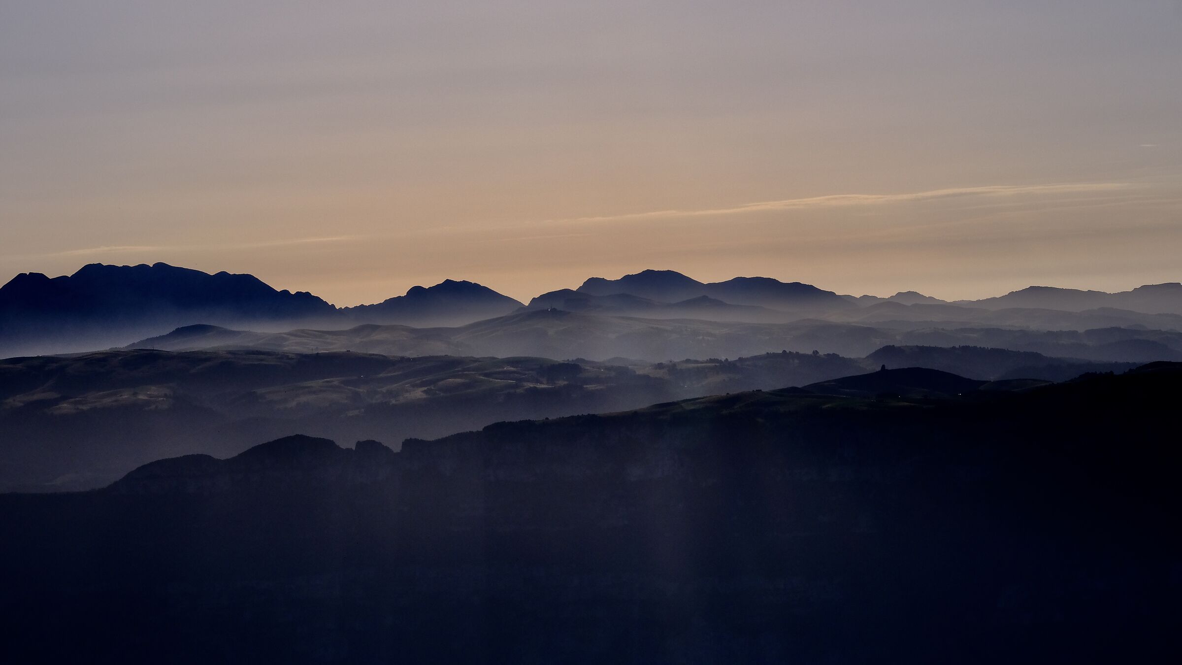 Crepuscolo dal Monte Baldo