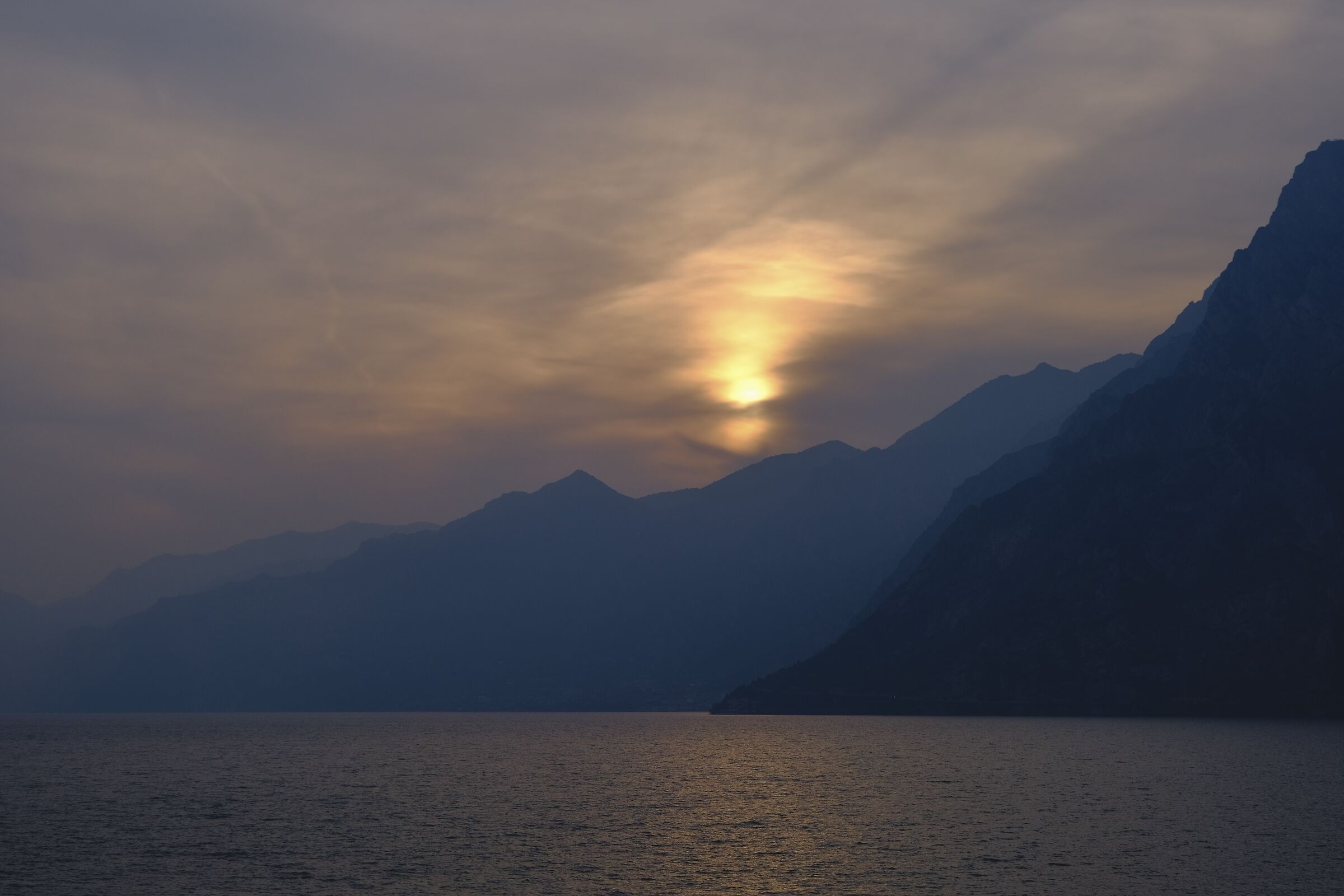 Tramonto sul Lago di Garda