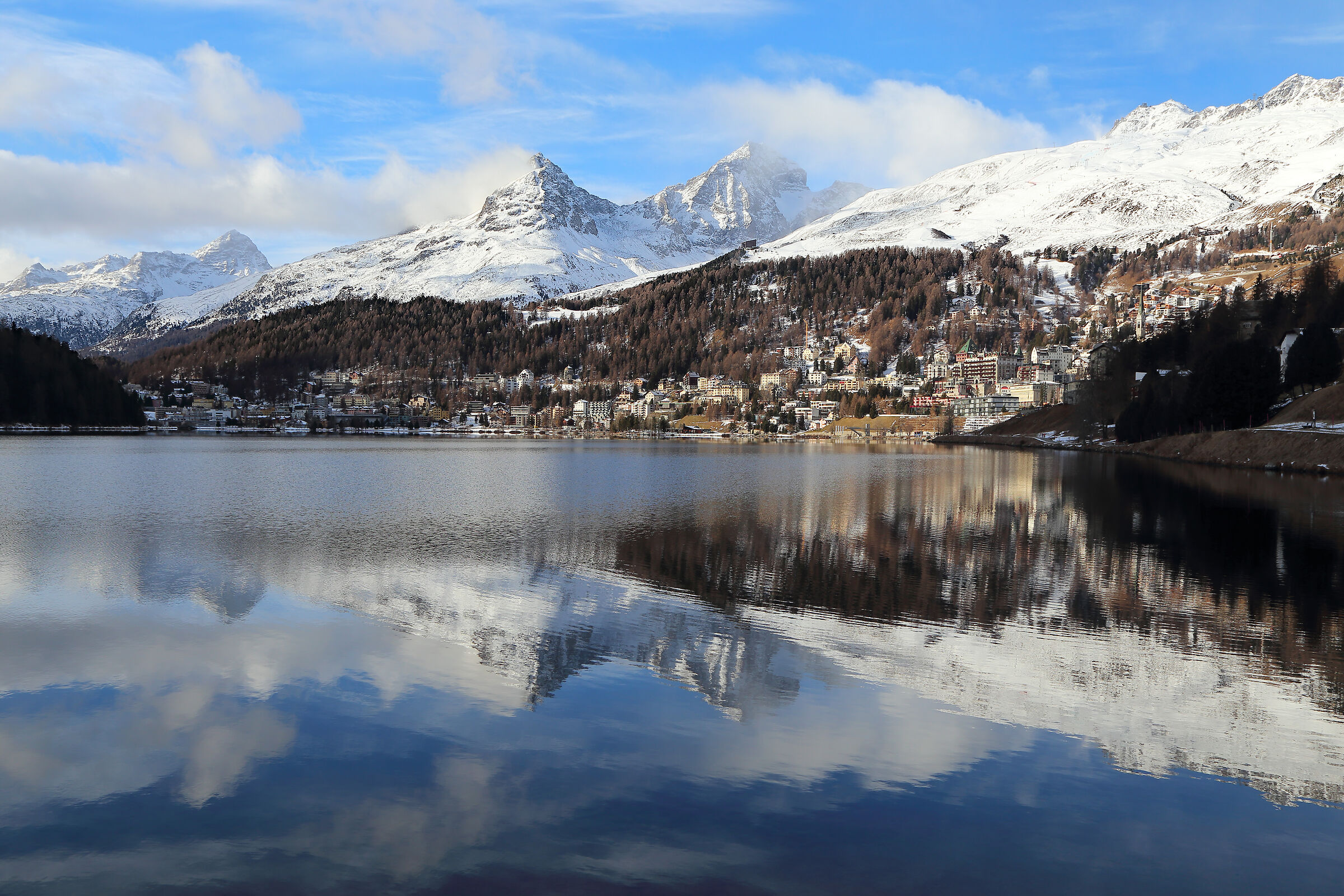 Reflections in Saint Moritz