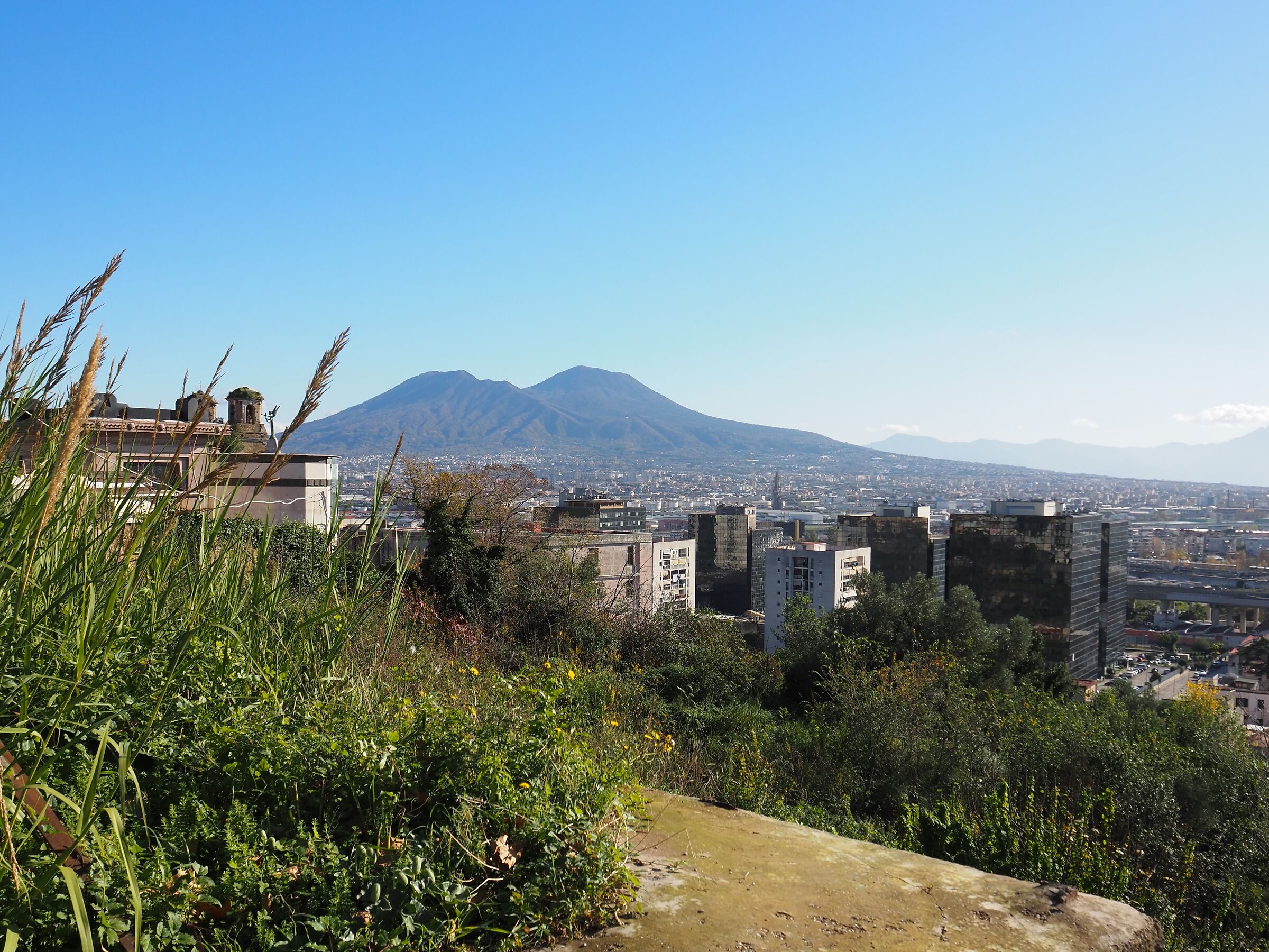 Vesuvius from Via Nuova del Campo