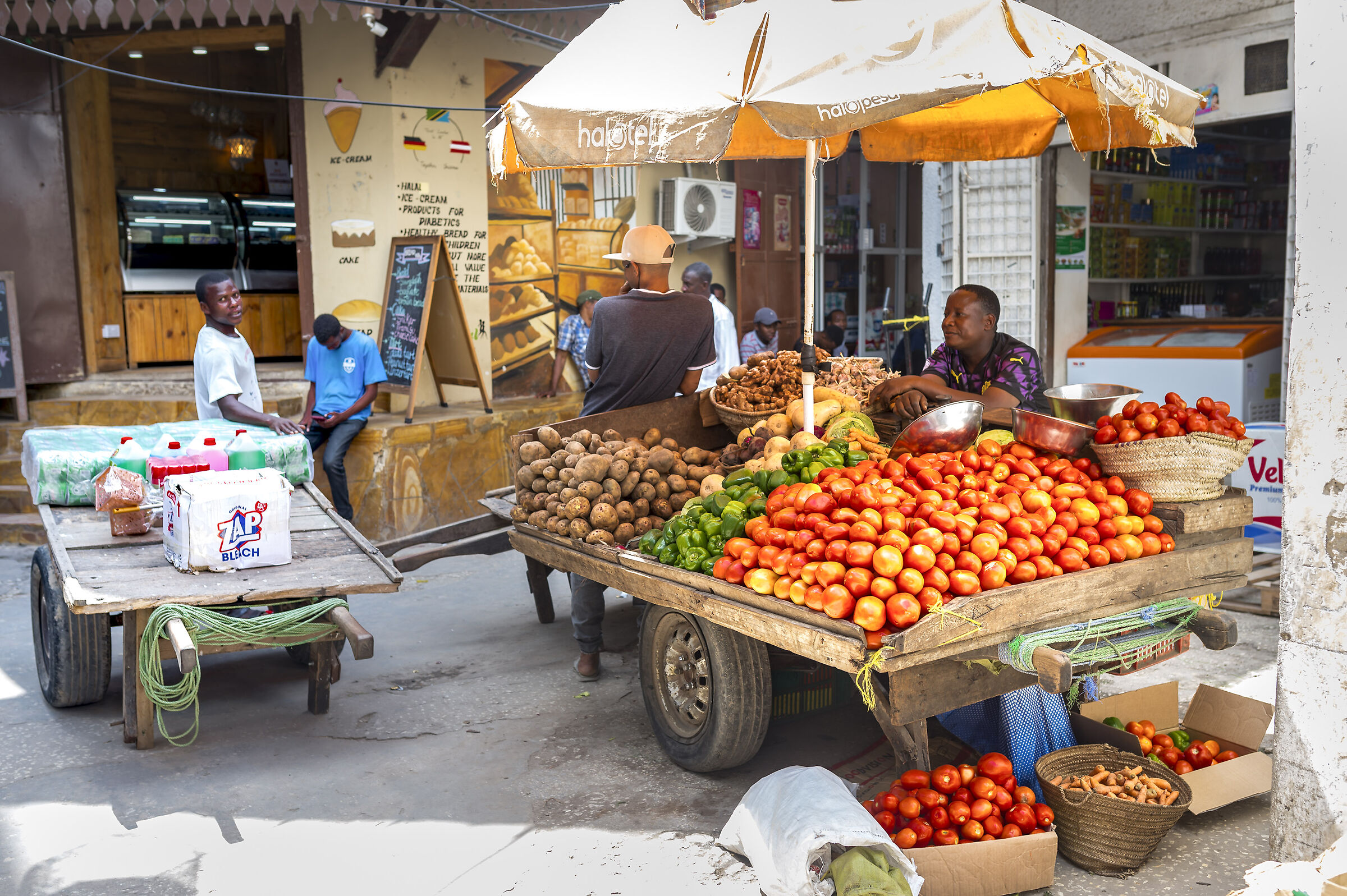 The colorful streets of Stone Town