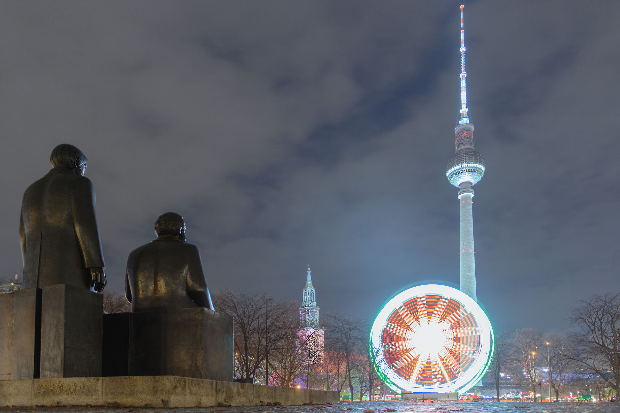 Marx, Engels, and Berlin's Wheel of Progress