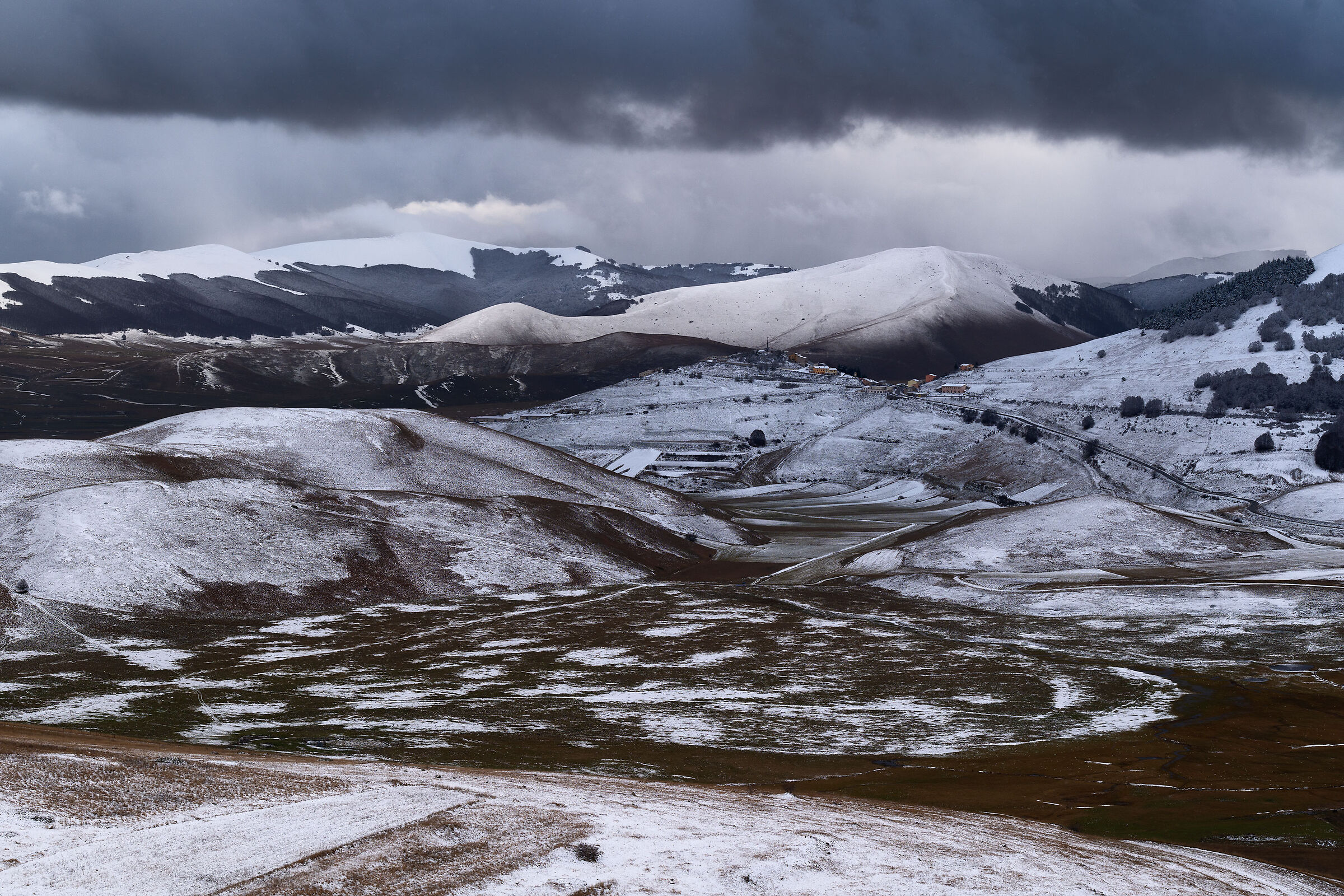 Clouds and clearing over the Plain