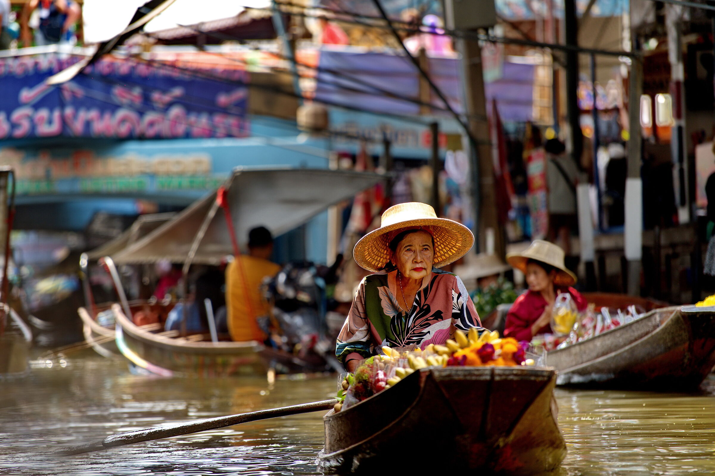 Il mercato galleggiante di Damnoen Saduak
