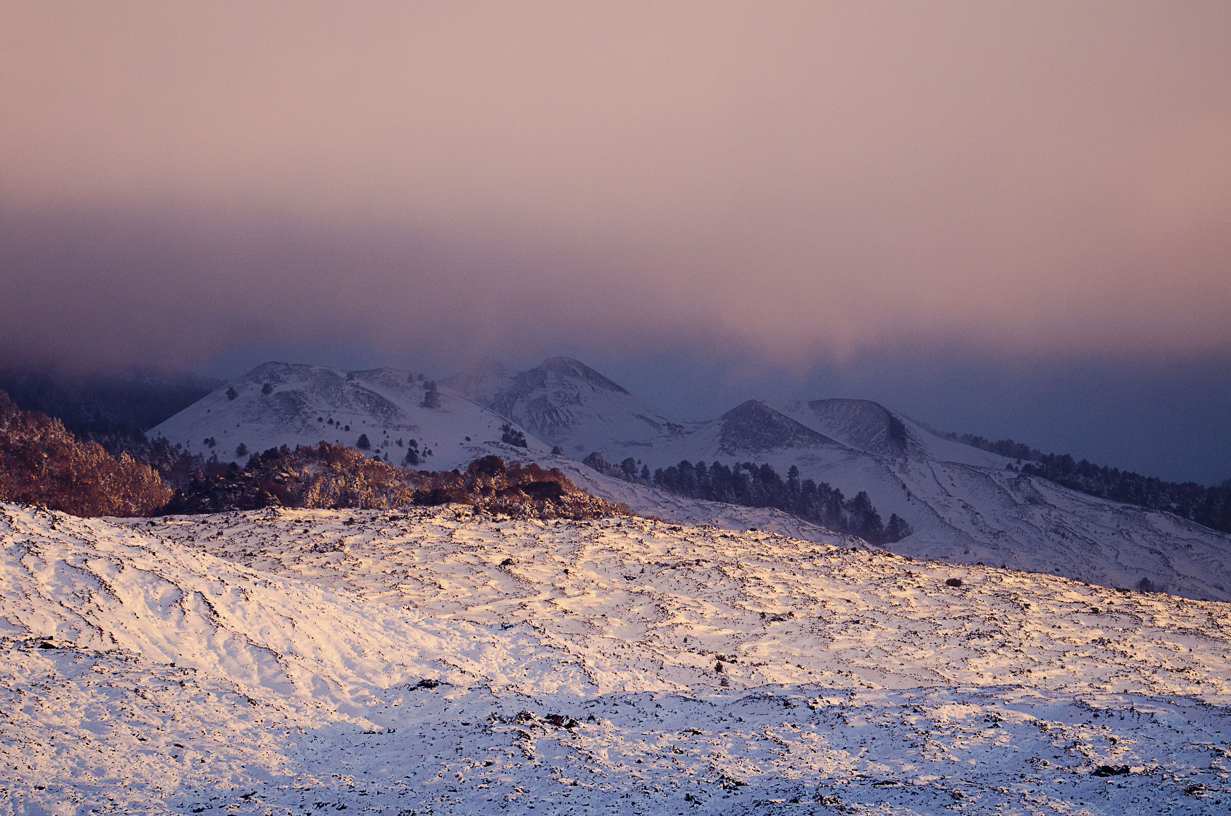 Craters at Sunset