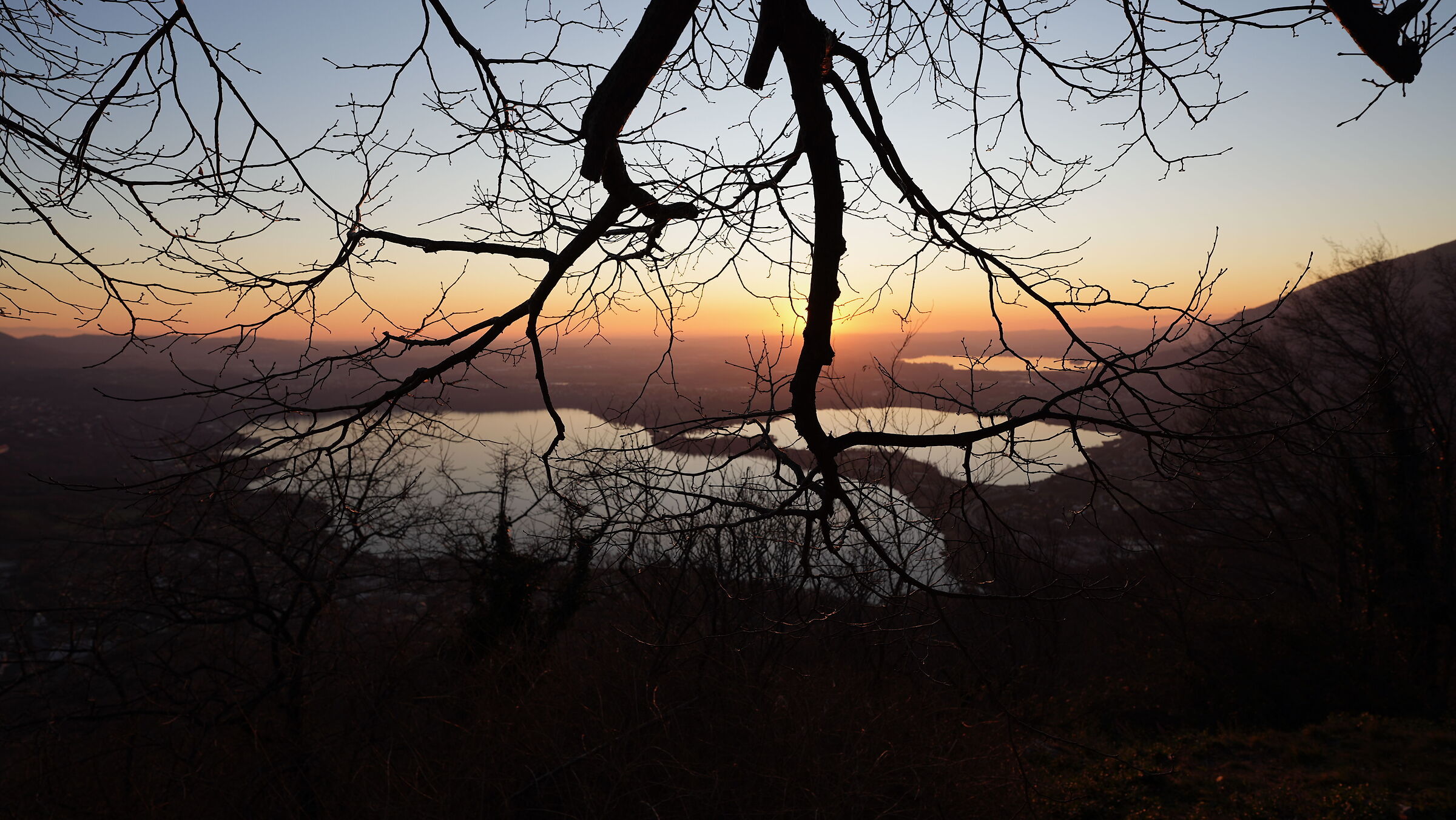 Sunset from Mount Barro
