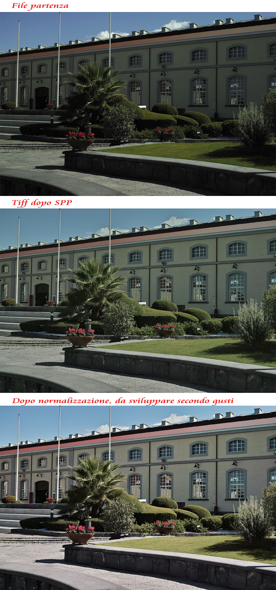 Tripla comparazione Pietrarsa