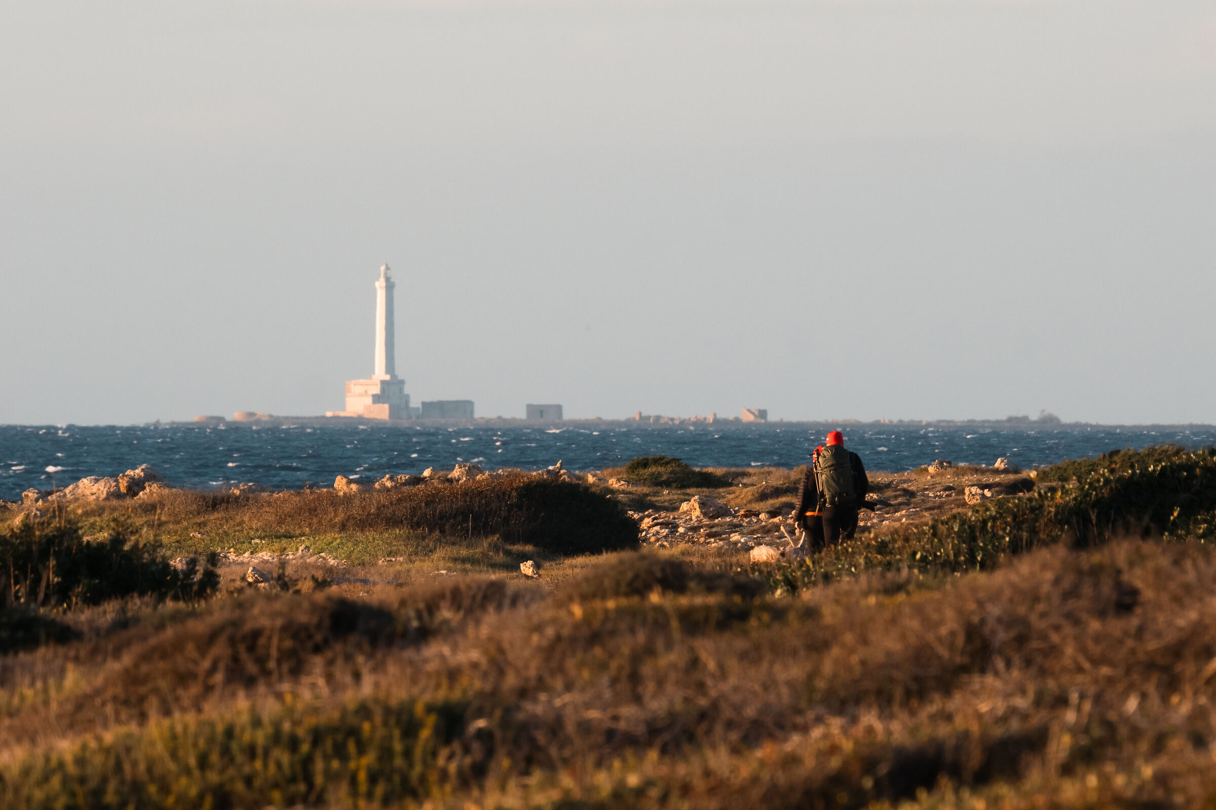 Towards the lighthouse of S. Andrea