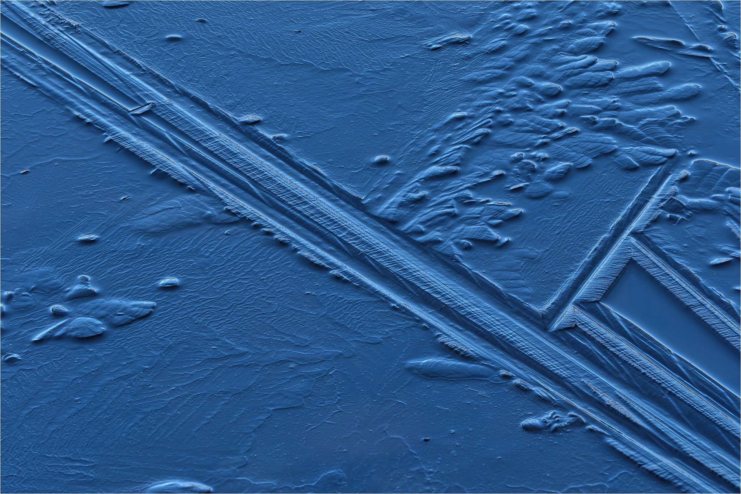 -Tracks in the ice-