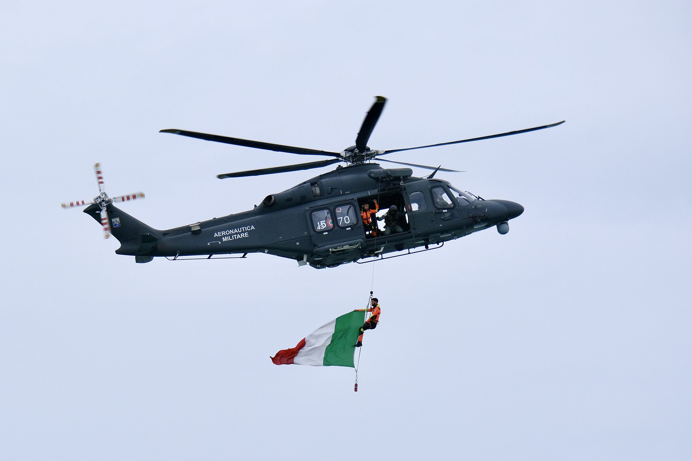 AM Helicopter Flag Bearer