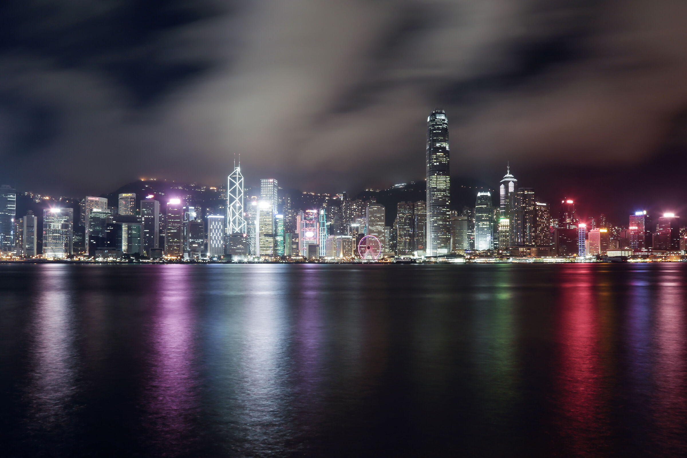 Hong Kong by night