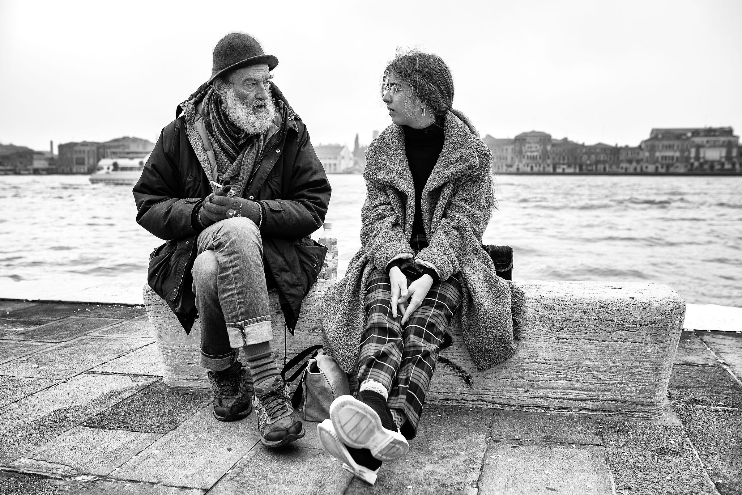 The old man and the girl
