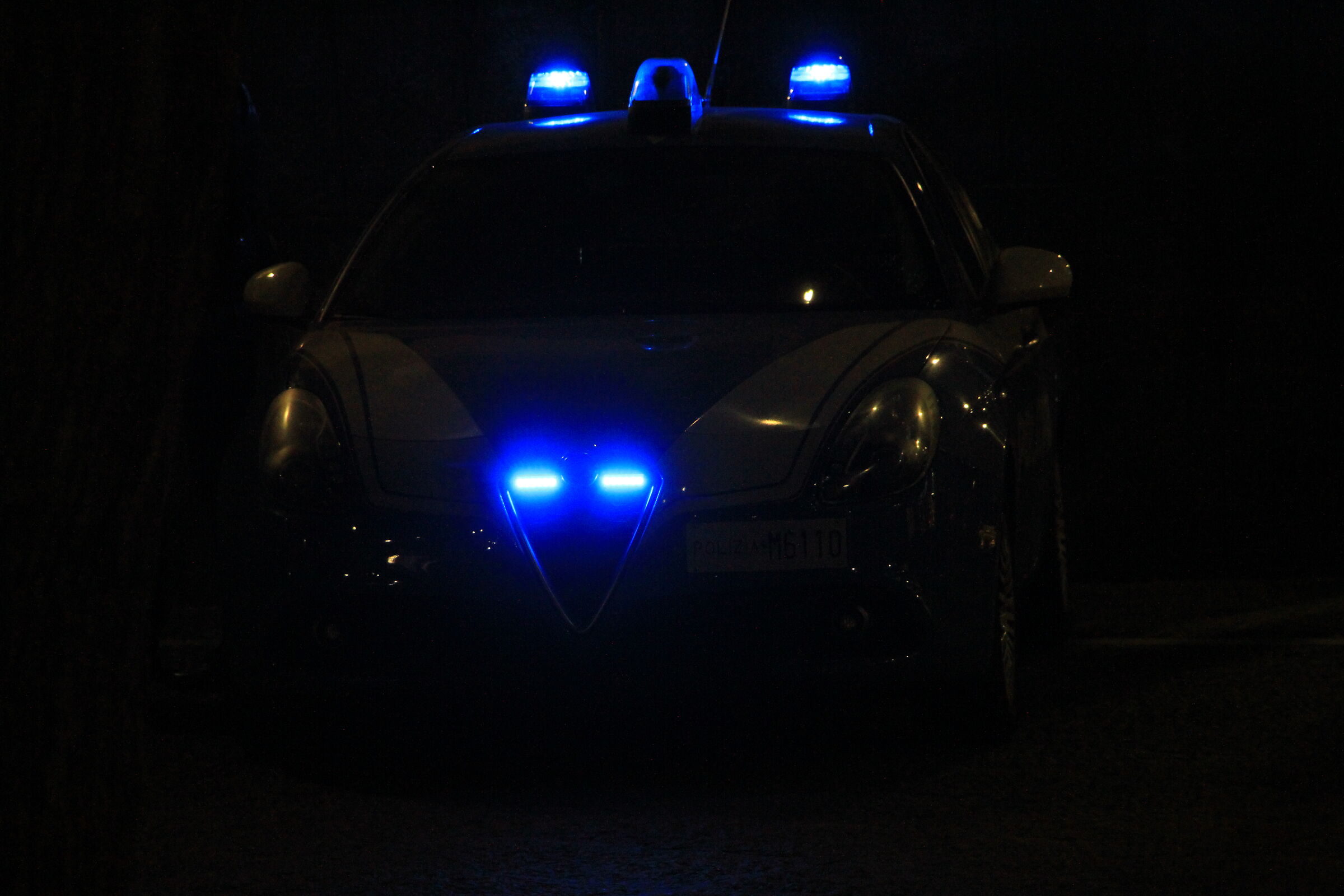 Blue lights