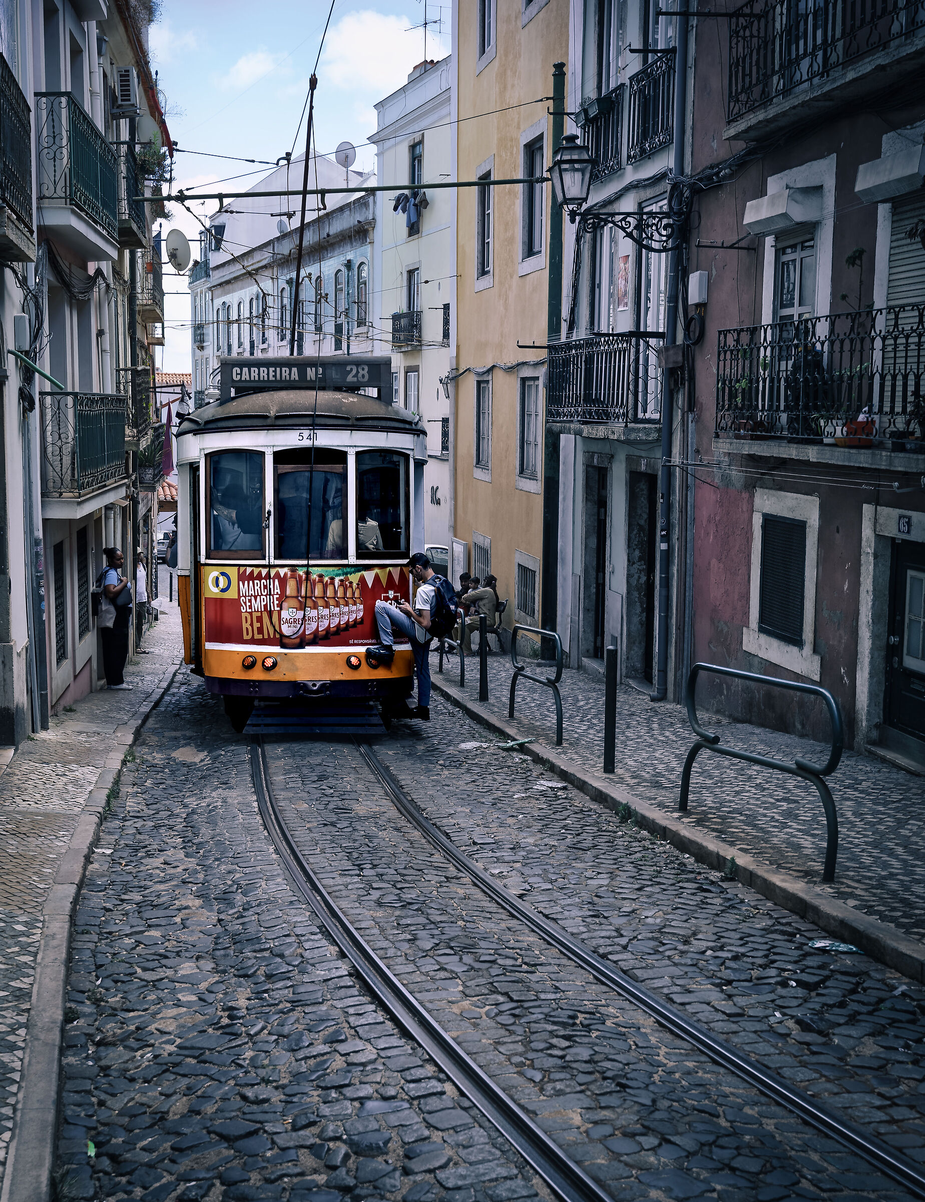 Portuguese tram in every sense