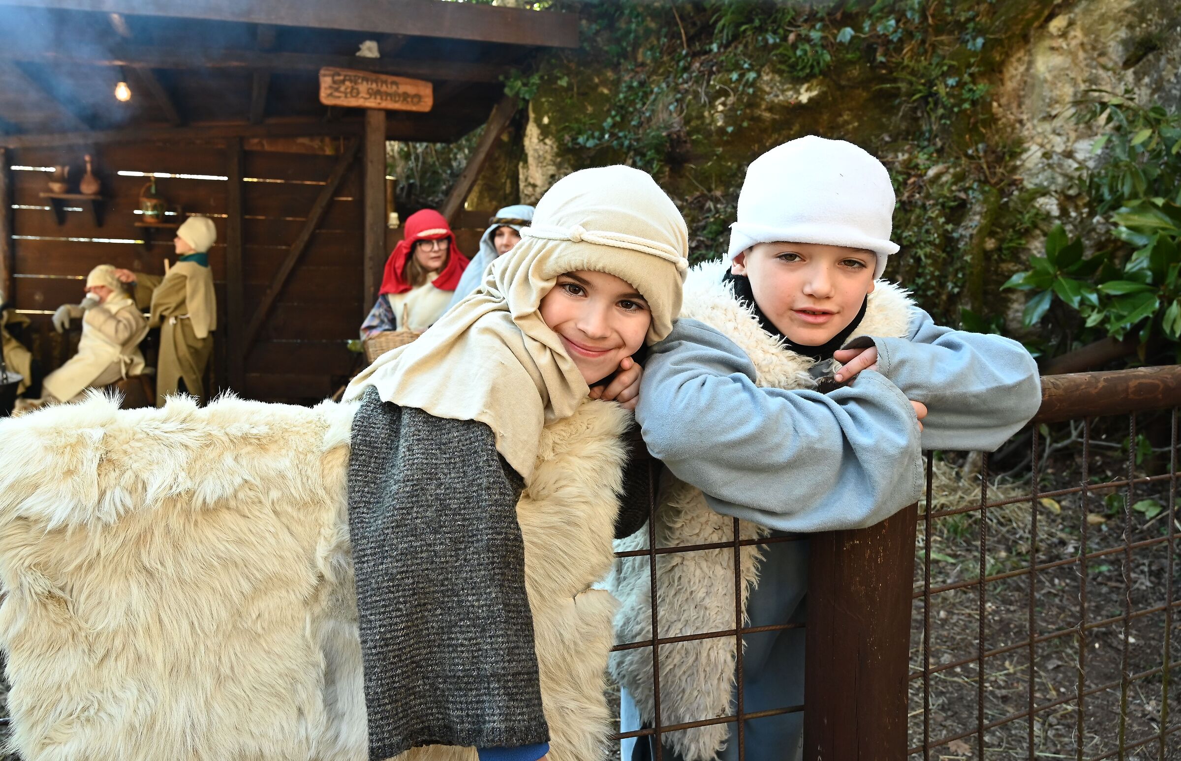 Living nativity scene, the most beautiful faces