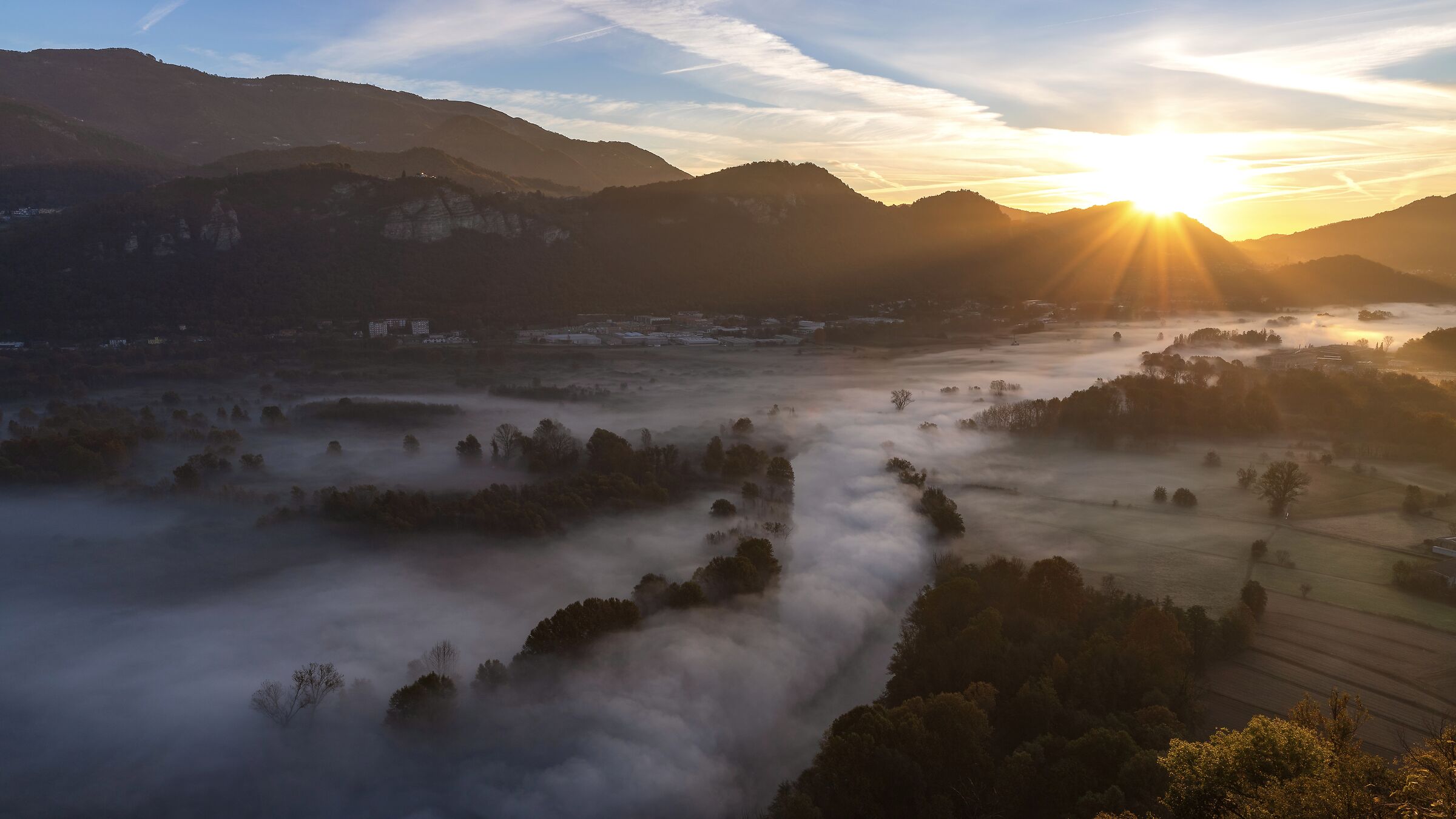 Alba nebbia mattutina sull'Adda 1