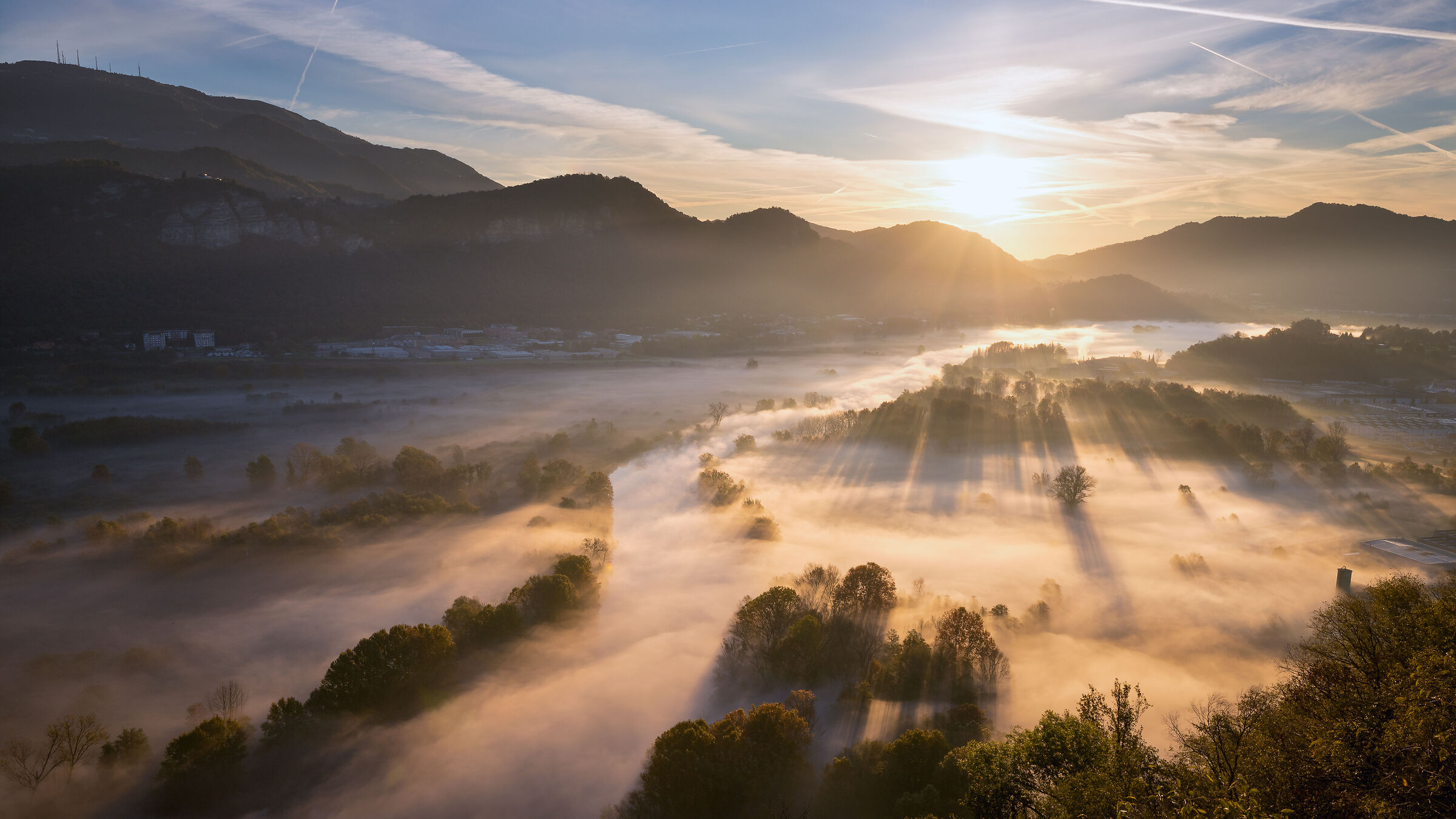 Alba nebbia mattutina sull'Adda 3