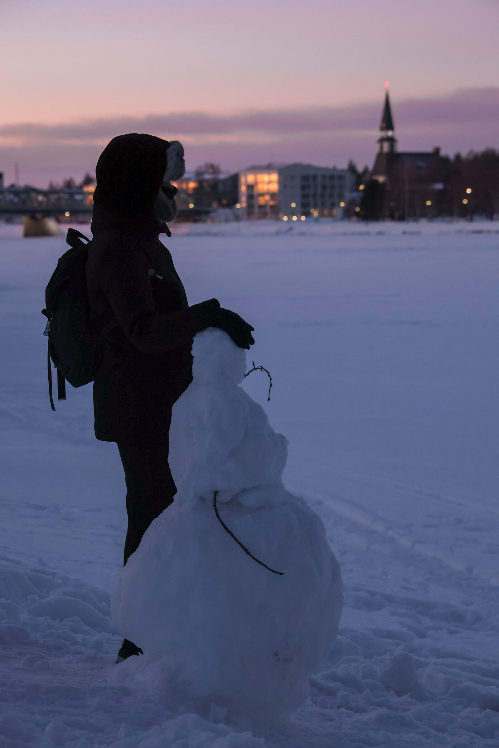 Sunrise over Rovaniemi