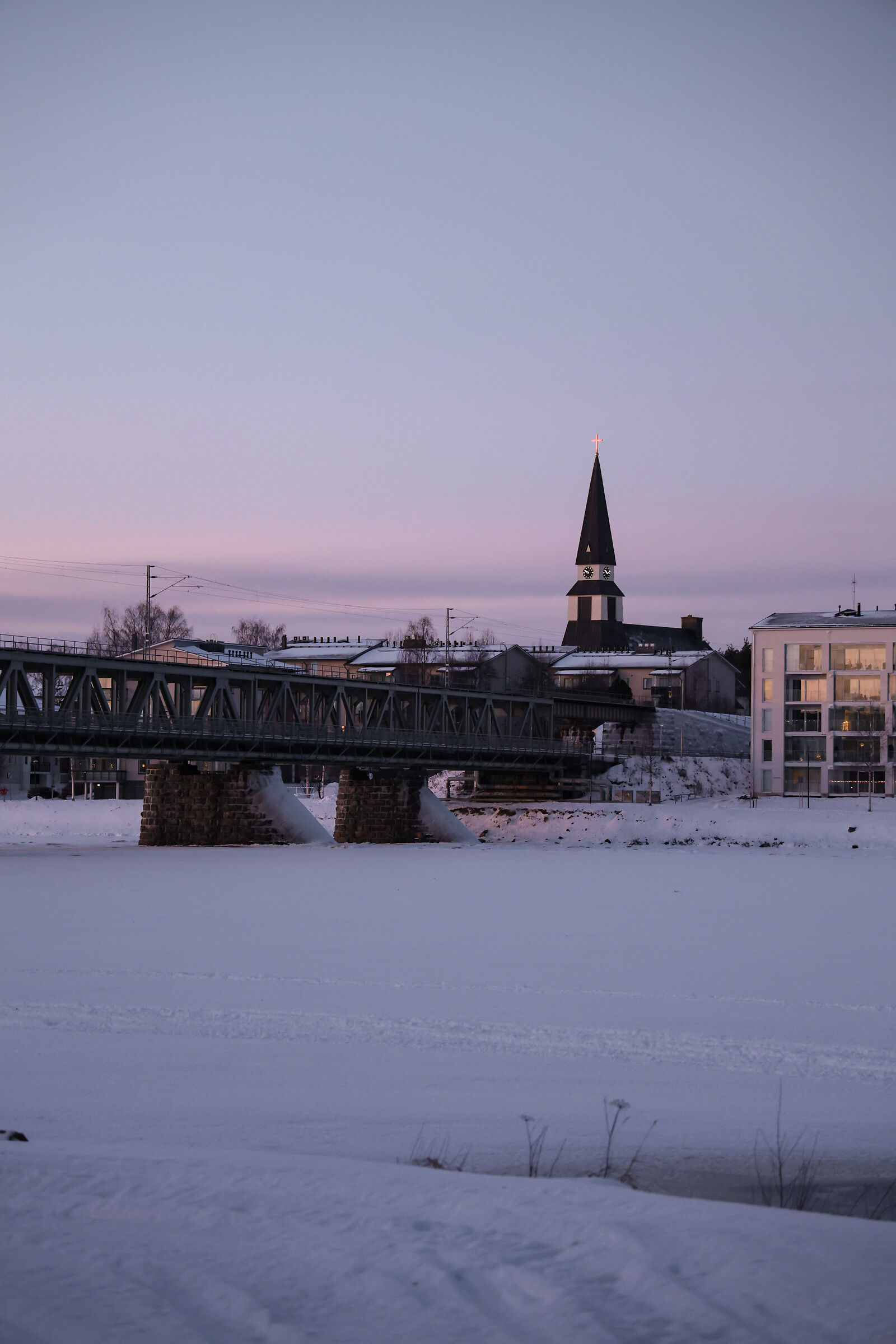 Lunga alba su Rovaniemi