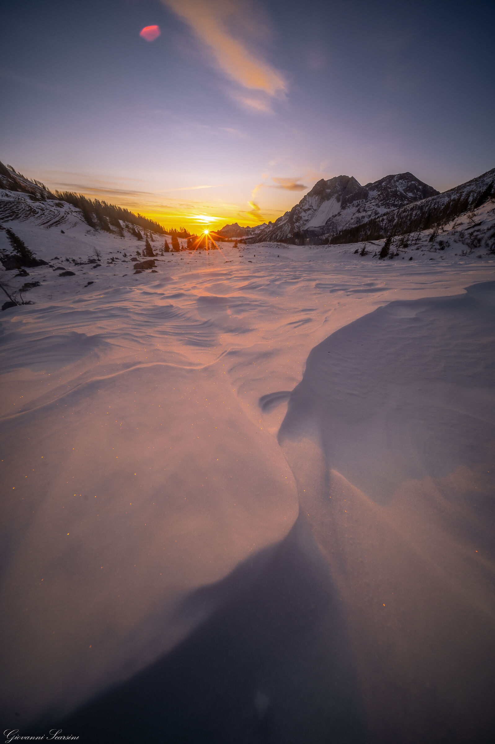 Just the sound of the wind at first light