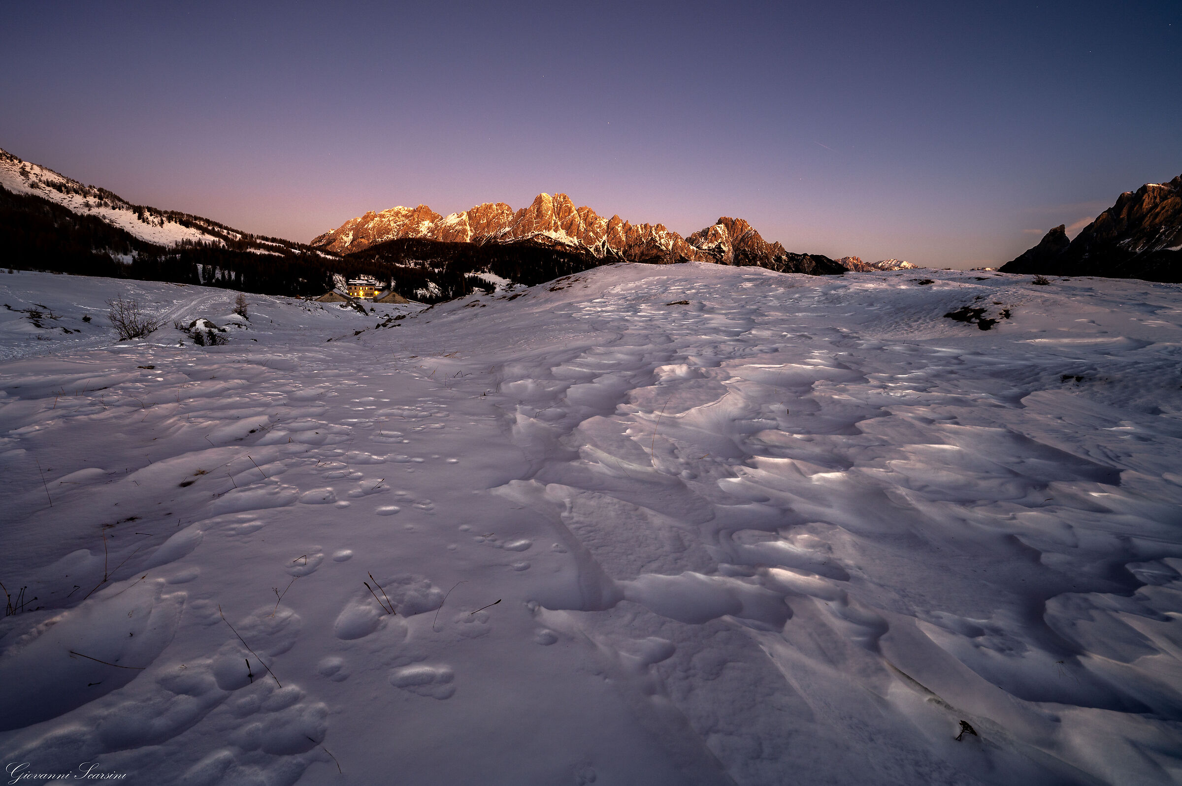 A look towards the rocket hut