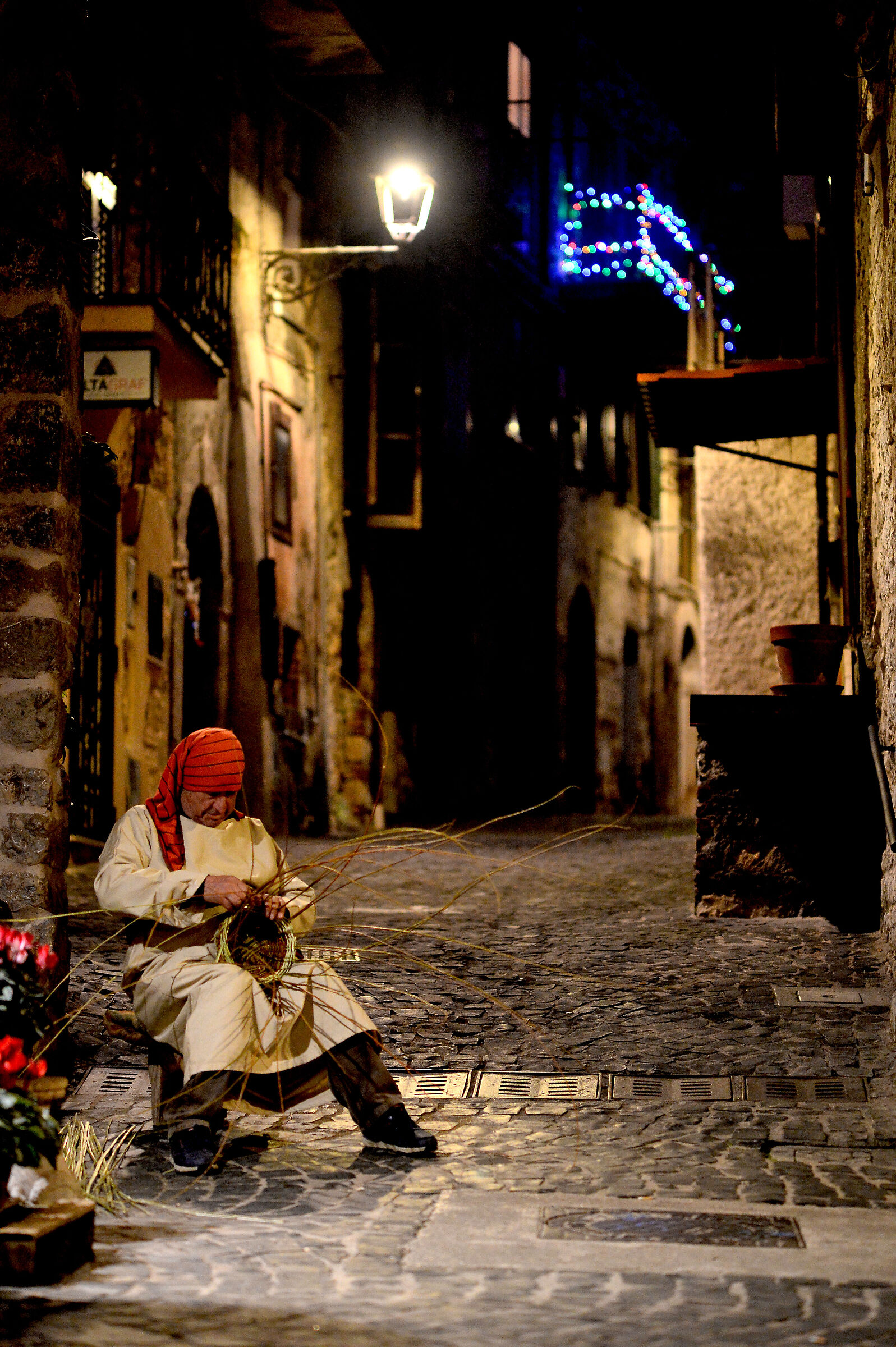 Living Nativity Scene at Villa Santo Stefano