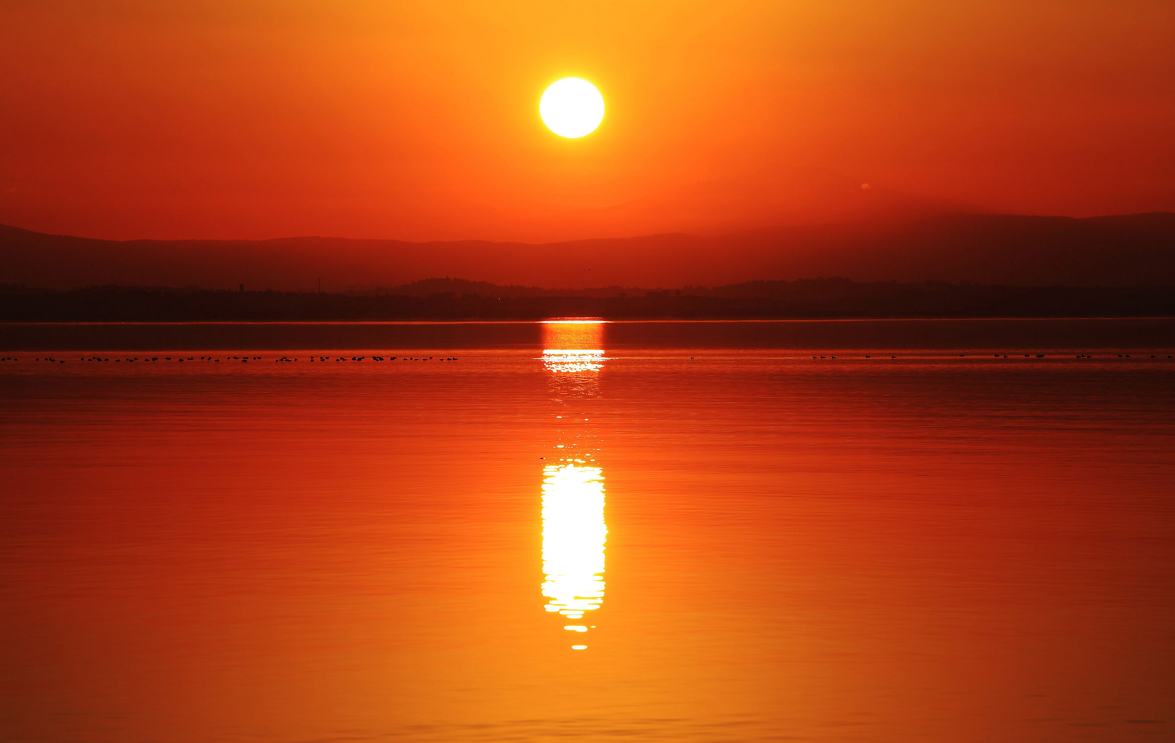 Tramonto di fuoco!