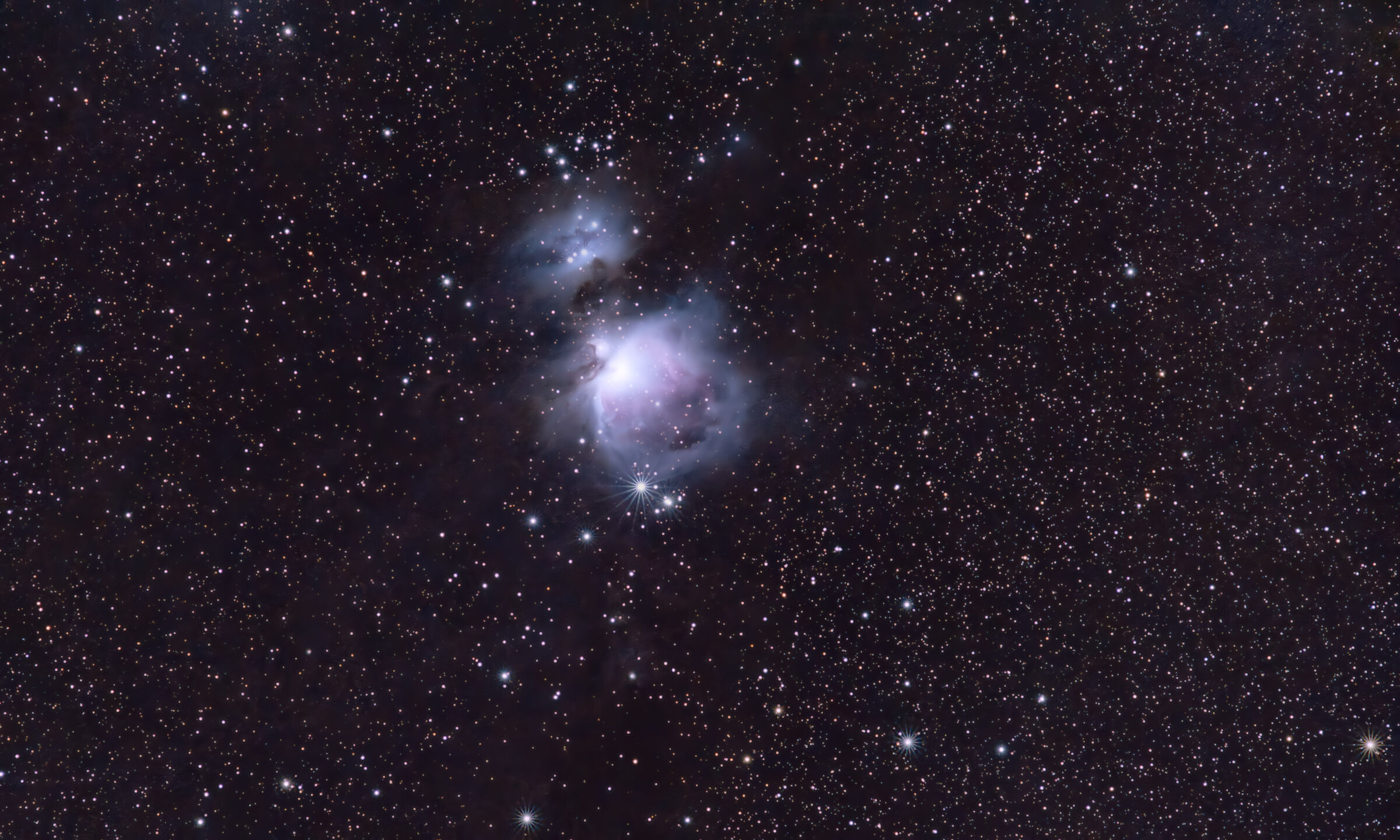 Grande Nebulosa di Orione (m42) e nebulosa Running Man