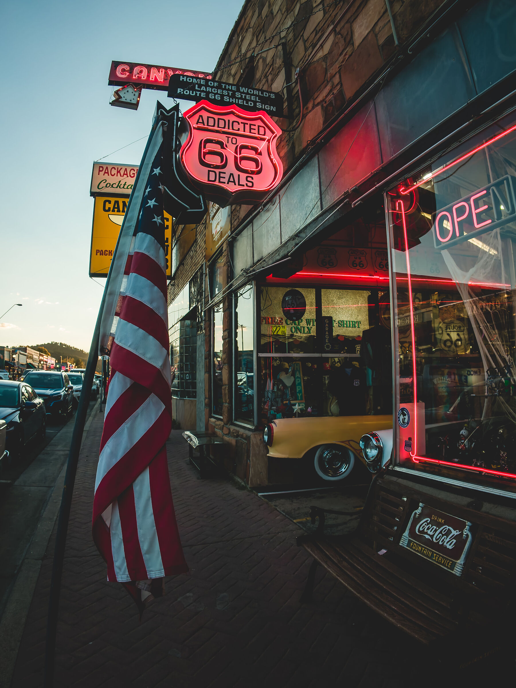 Lights and shadows of Route 66