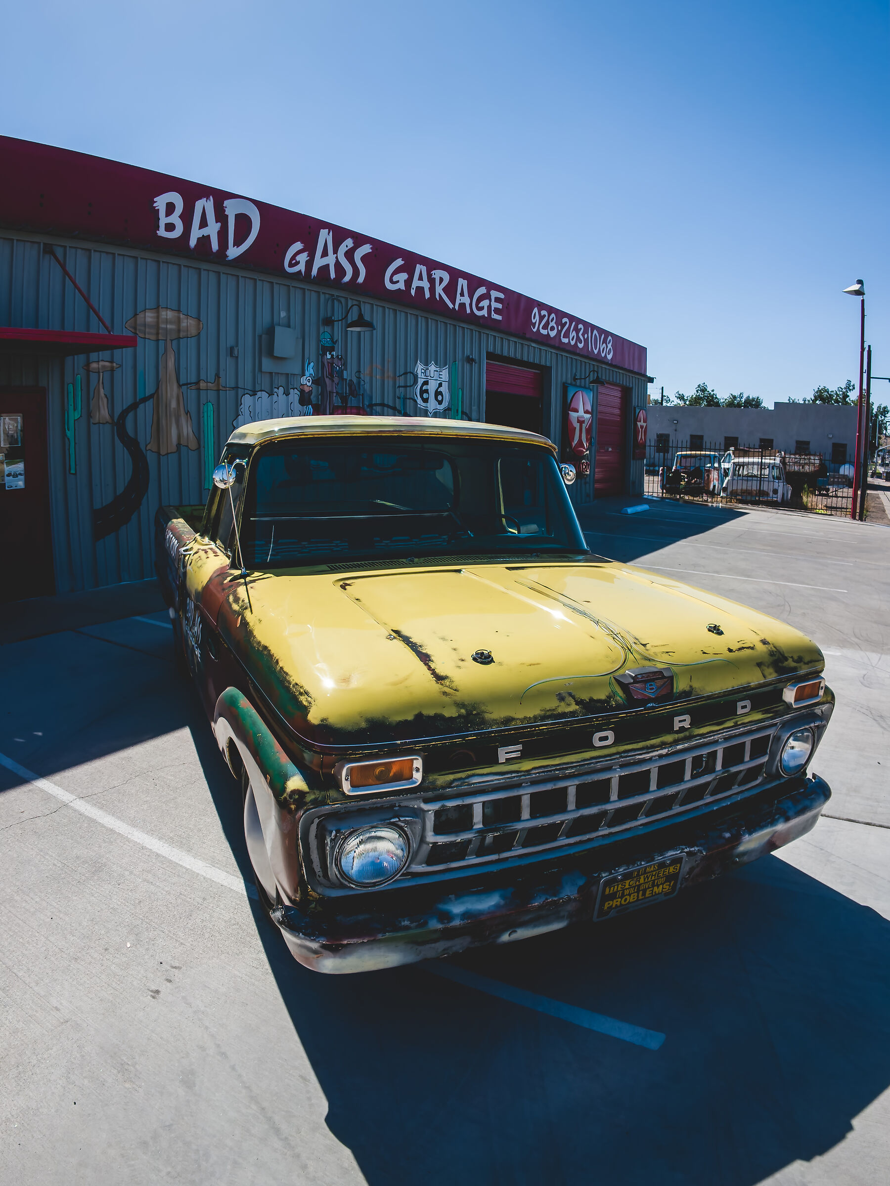 Old Glory on Route 66