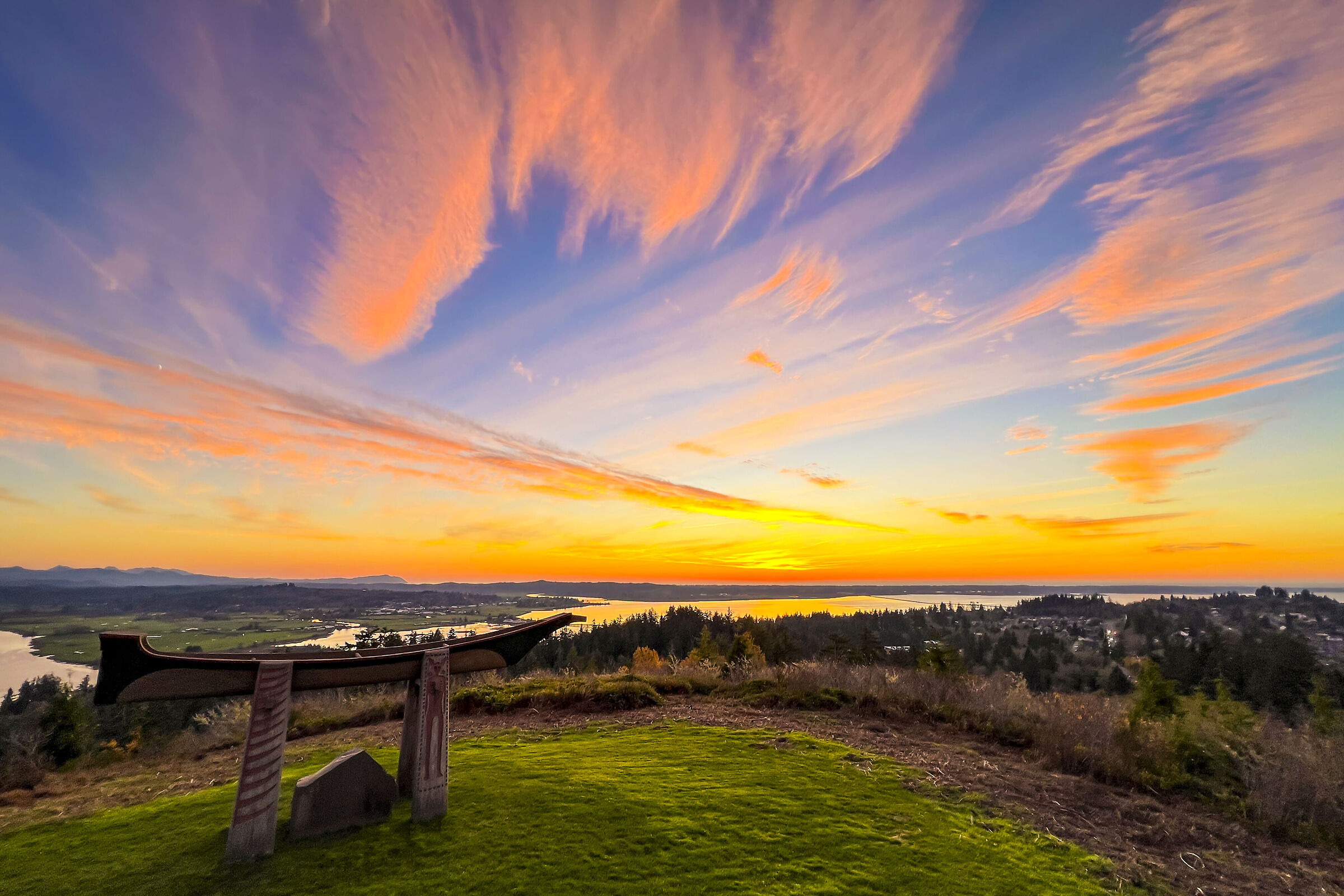 Tramonto ad Astoria, Oregon